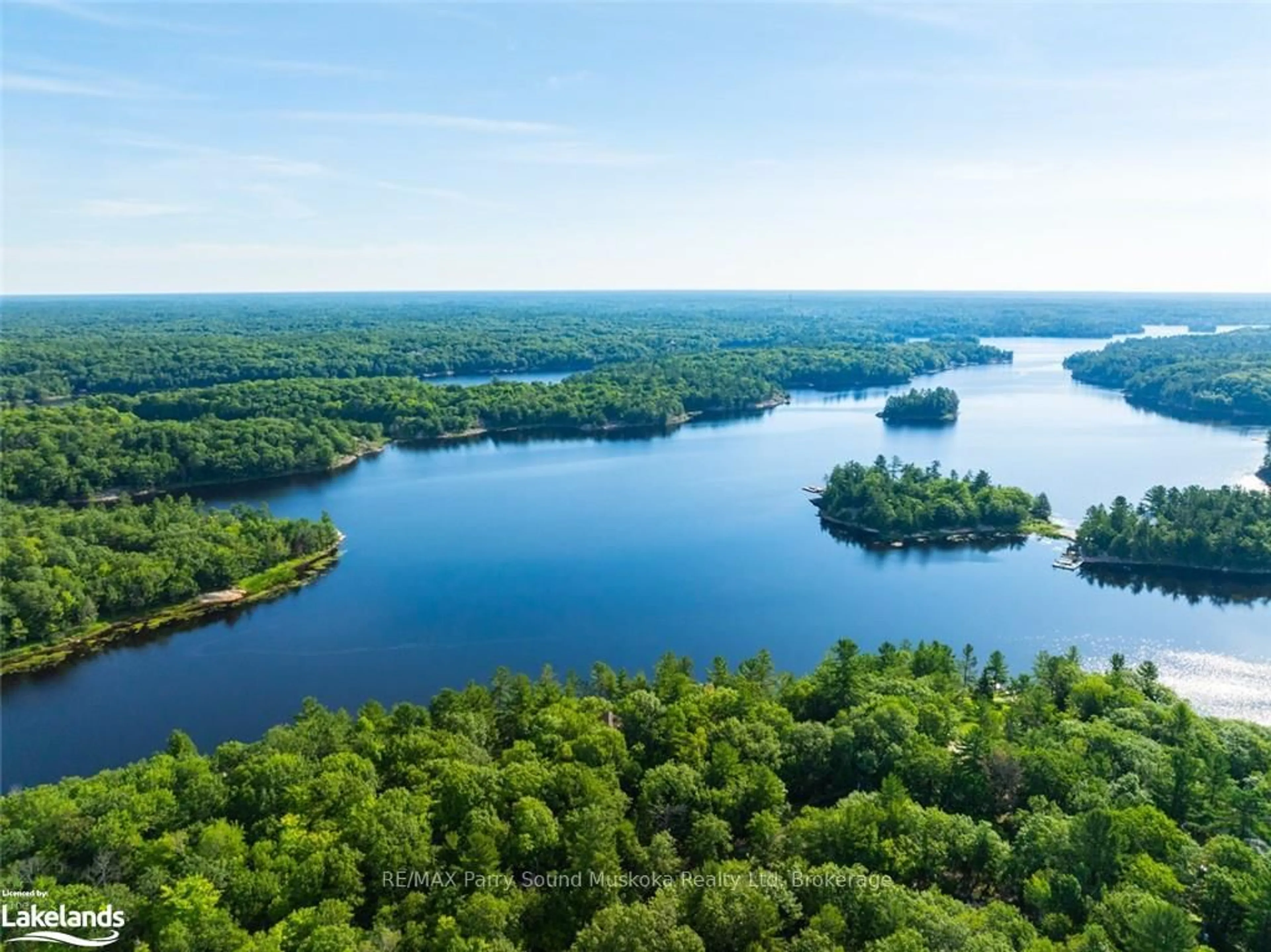 A pic from outside/outdoor area/front of a property/back of a property/a pic from drone, water/lake/river/ocean view for 48 FRED DUBIE Rd, Carling Ontario P0G 1G0