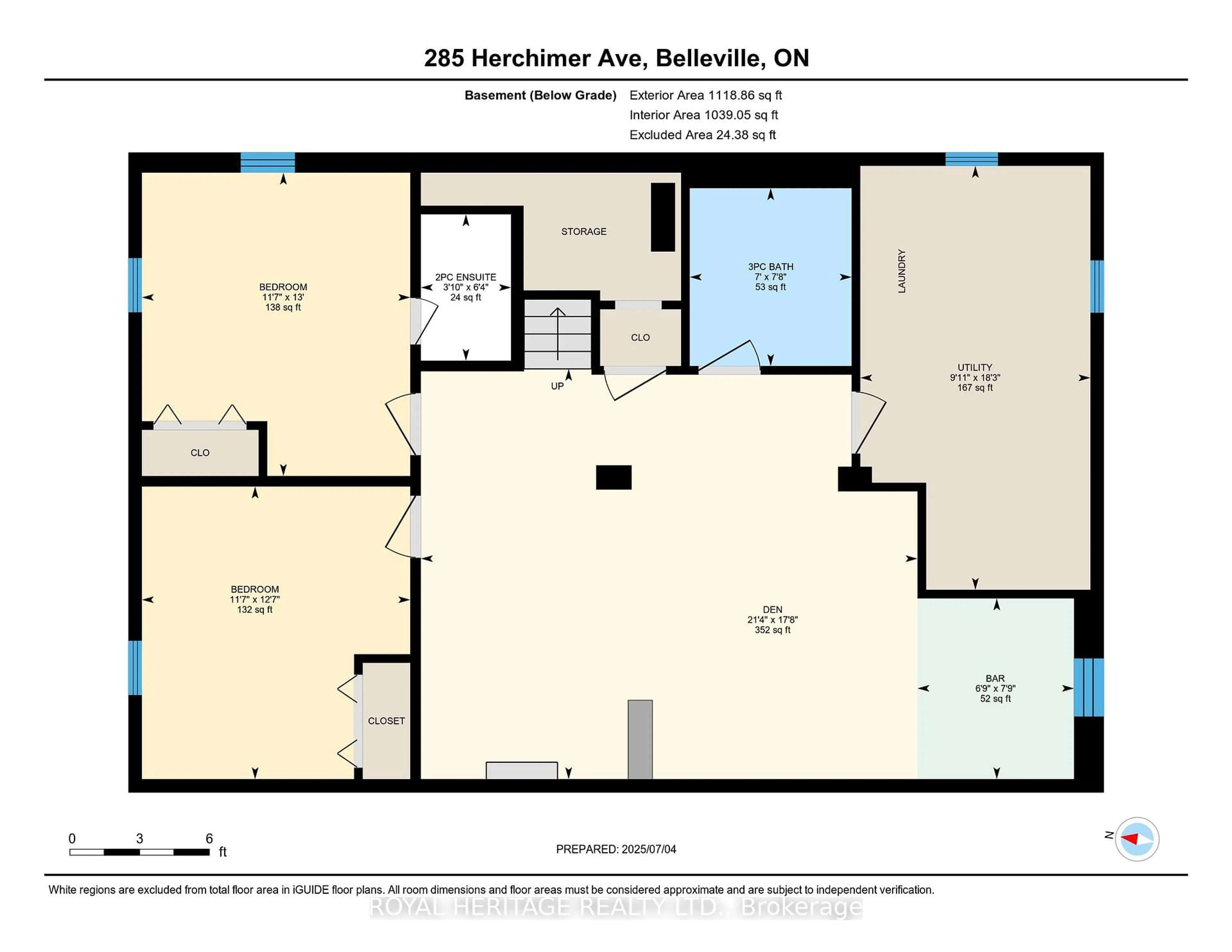 Floor plan for 285 Herchimer Ave, Belleville Ontario K8N 4Y9