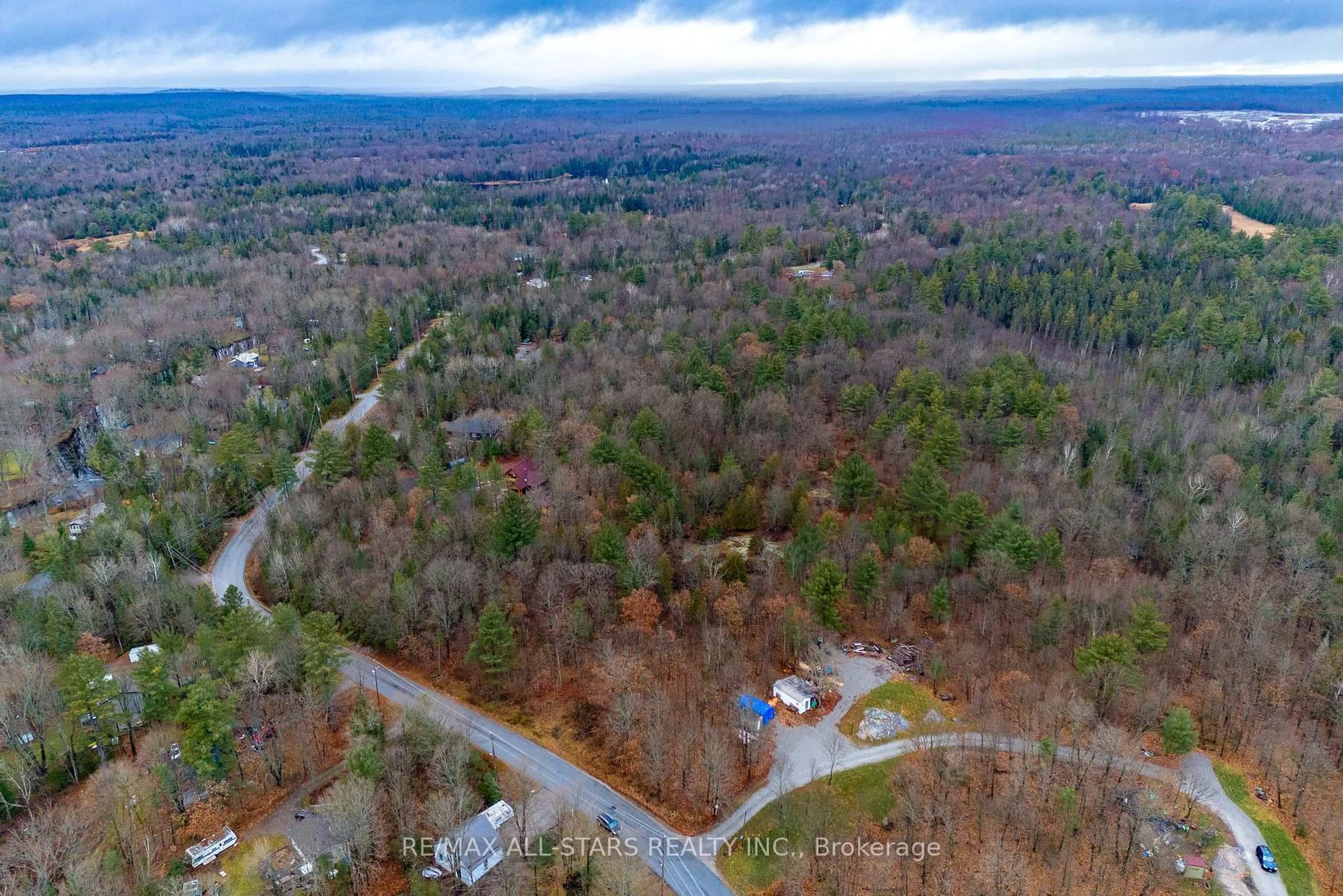 A pic from outside/outdoor area/front of a property/back of a property/a pic from drone, forest/trees view for Lot 0 Edwina Dr, Trent Lakes Ontario K0M 1A0