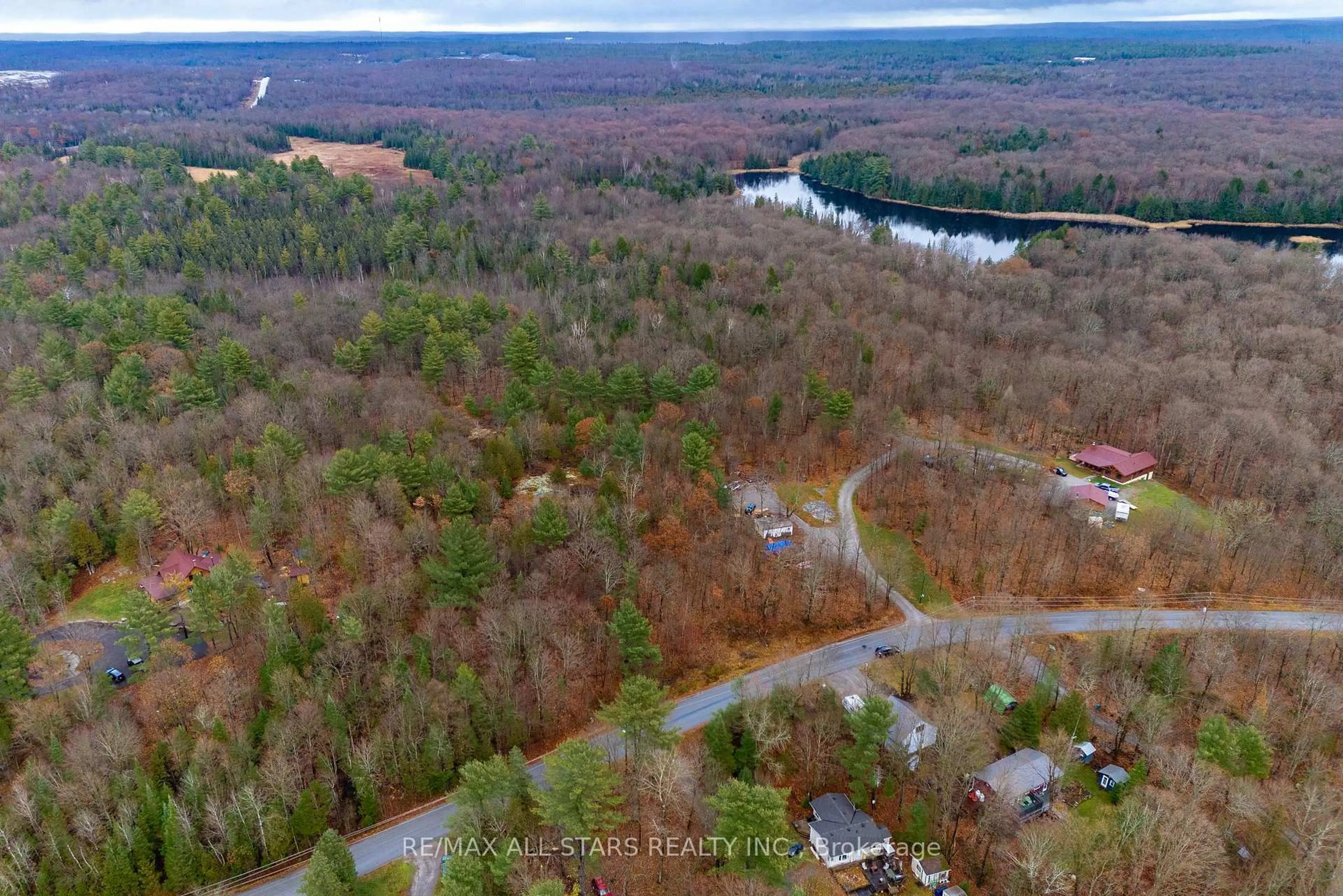 A pic from outside/outdoor area/front of a property/back of a property/a pic from drone, water/lake/river/ocean view for Lot 0 Edwina Dr, Trent Lakes Ontario K0M 1A0