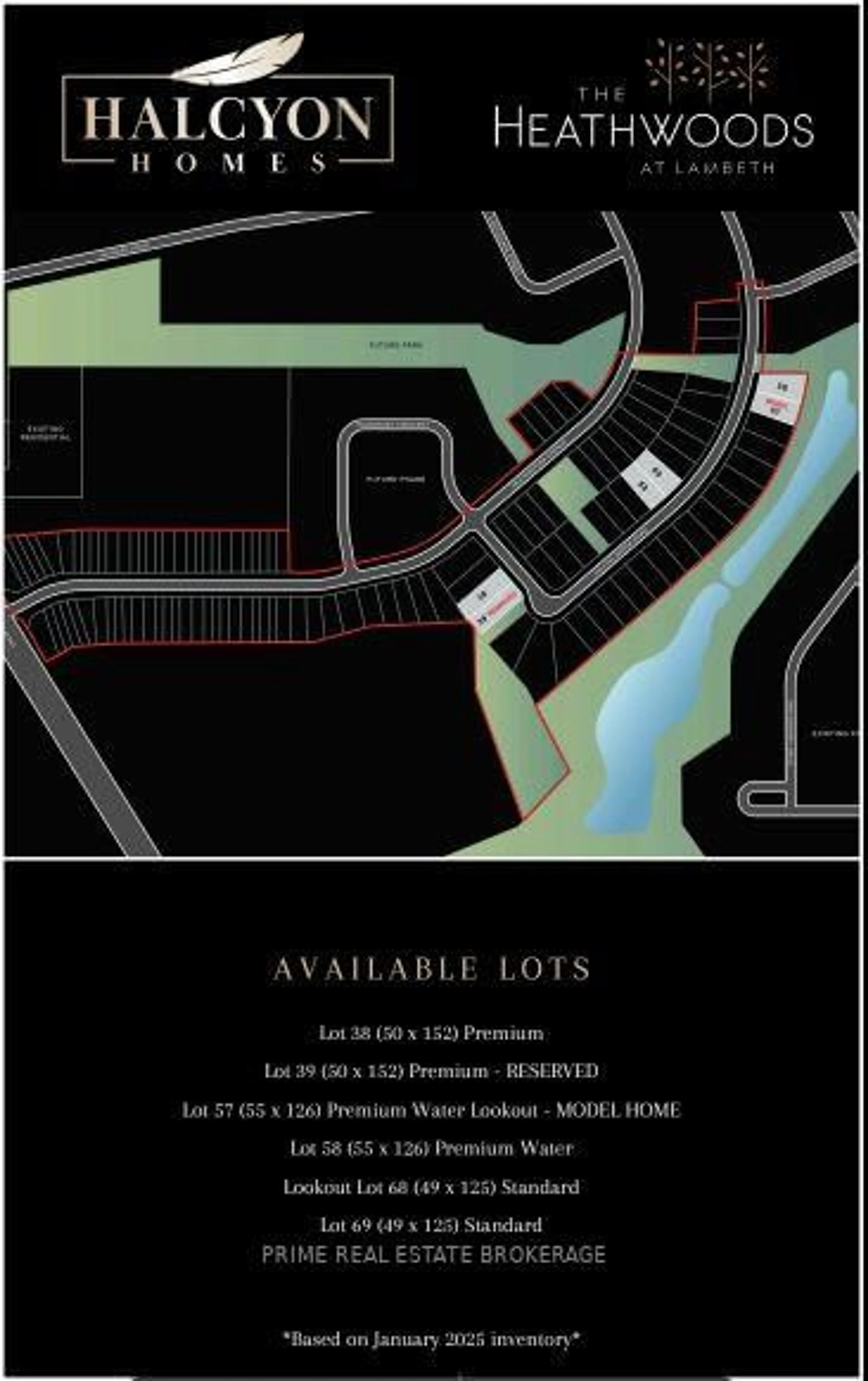 Floor plan for LOT 38 FALLINGBROOK Cres, London South Ontario N6P 1H5