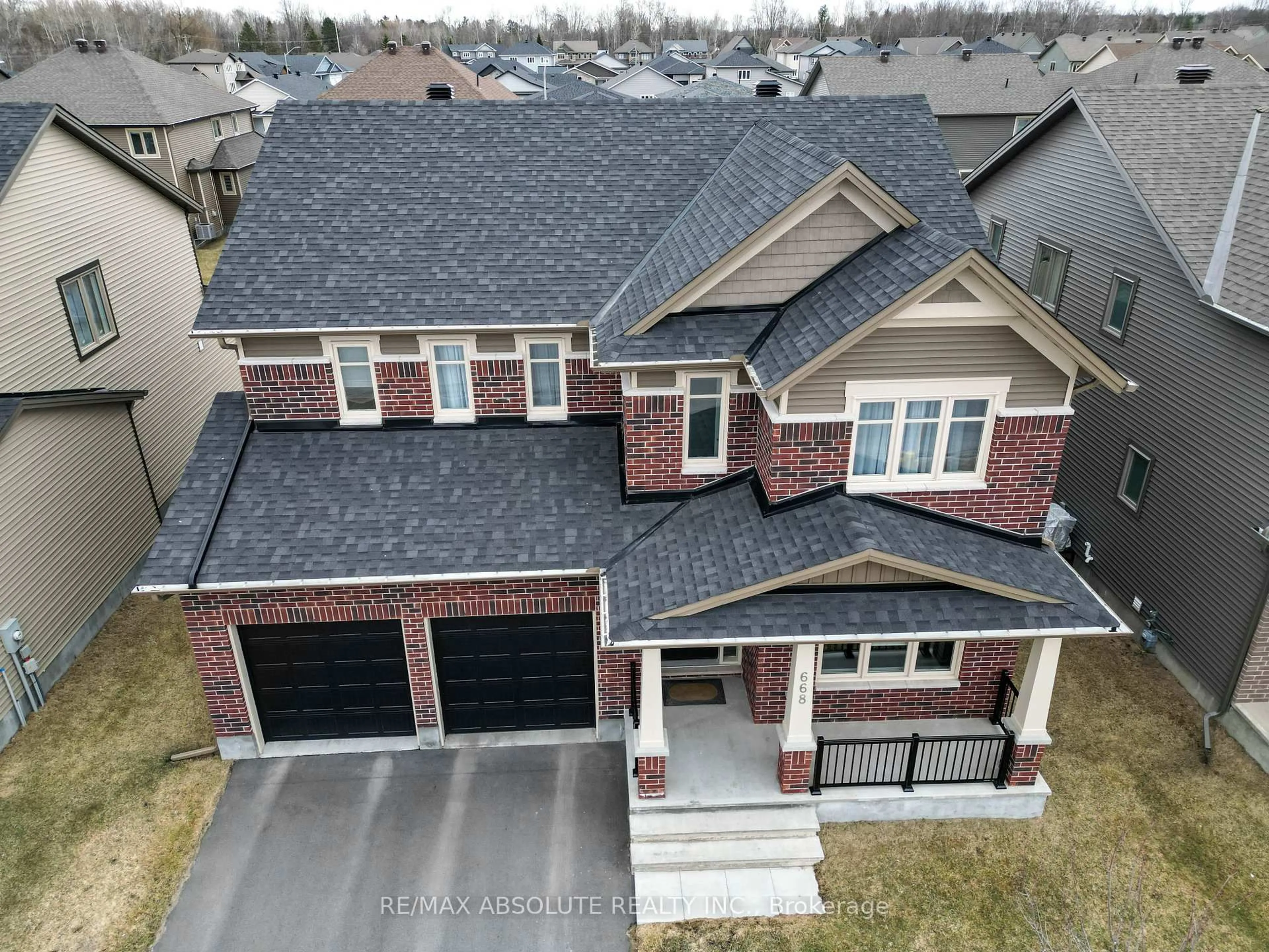 Home with brick exterior material, street for 668 Parkview Terr, Russell Ontario K4R 0C7