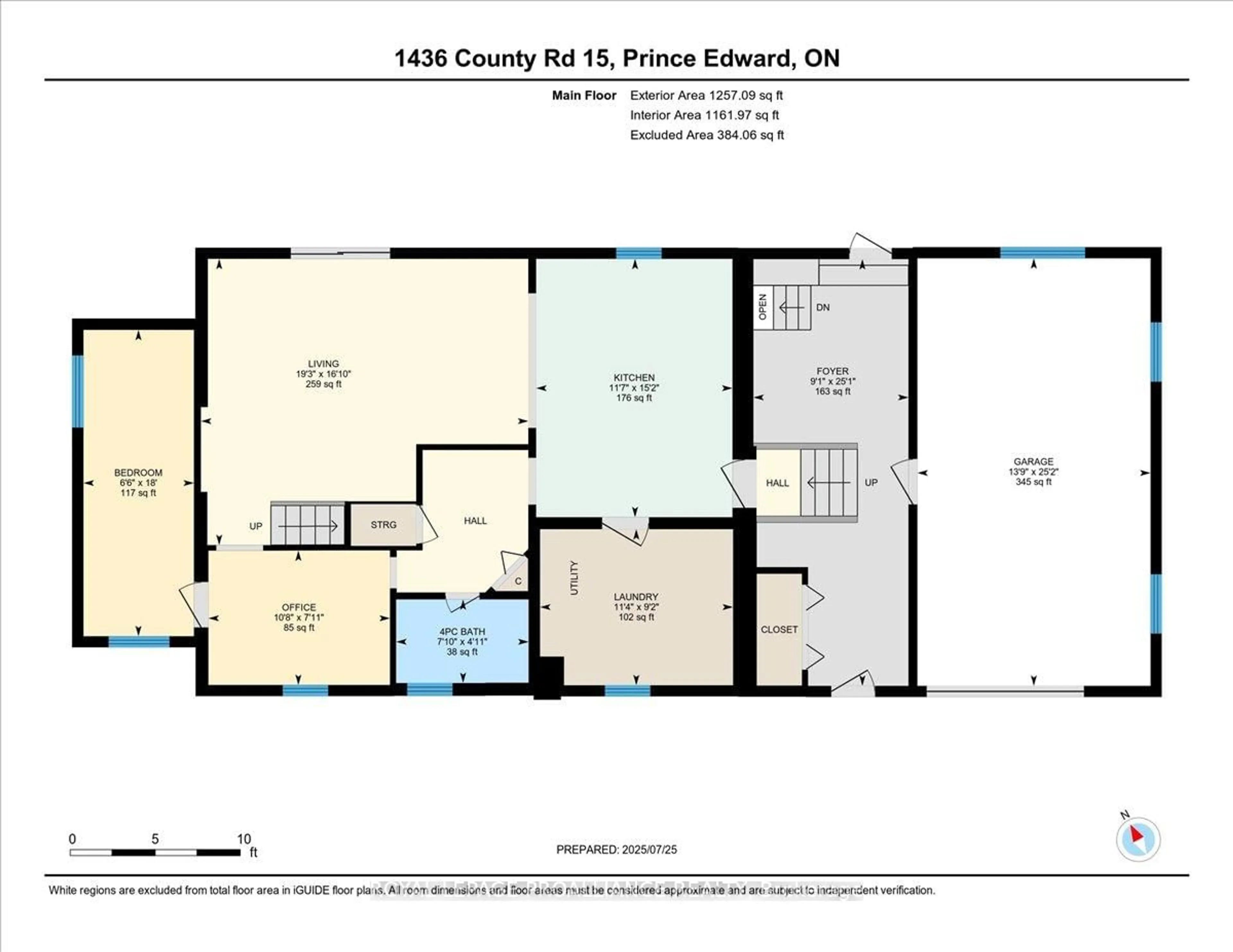 Floor plan for 1436 County Road 15, Prince Edward County Ontario K0K 2T0