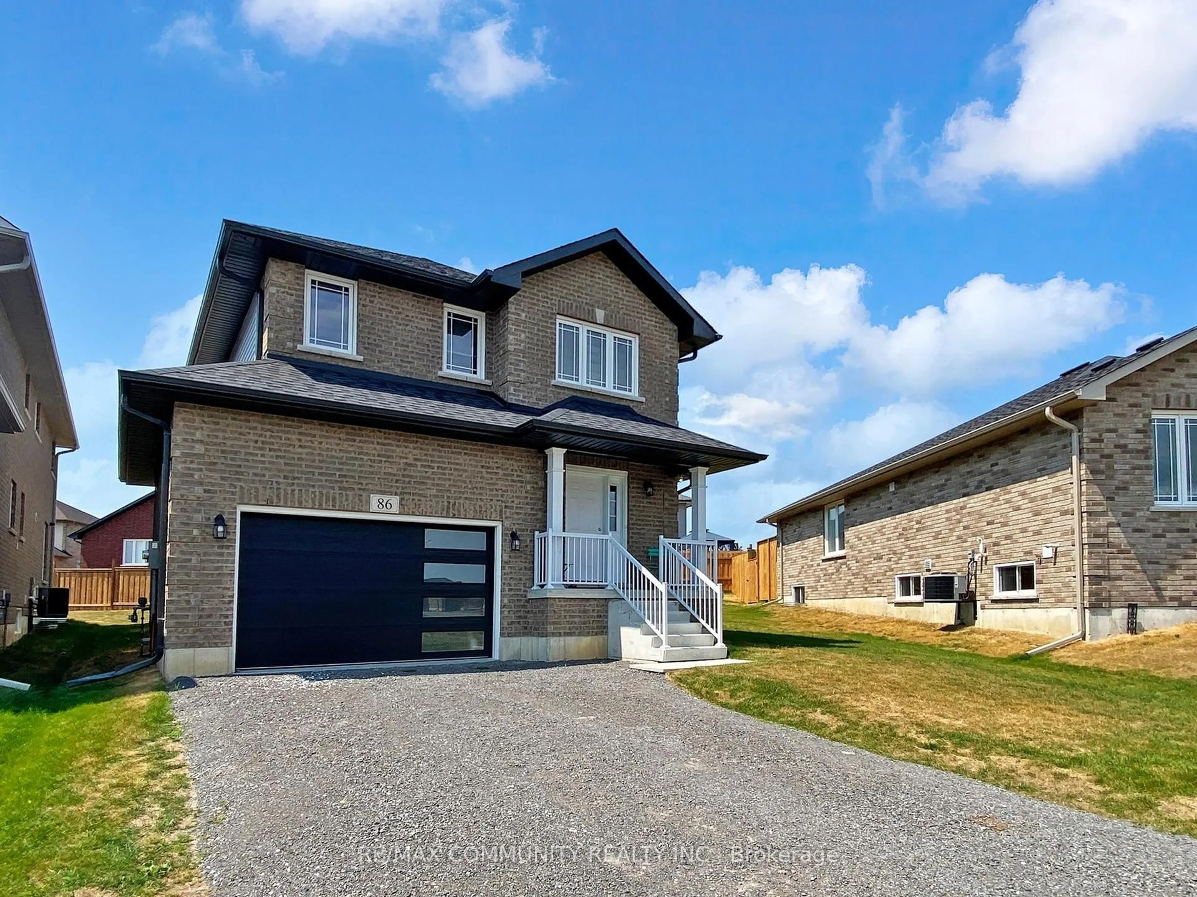 A pic from outside/outdoor area/front of a property/back of a property/a pic from drone, street for 86 Keeler Crt, Asphodel-Norwood Ontario K0L 2V0