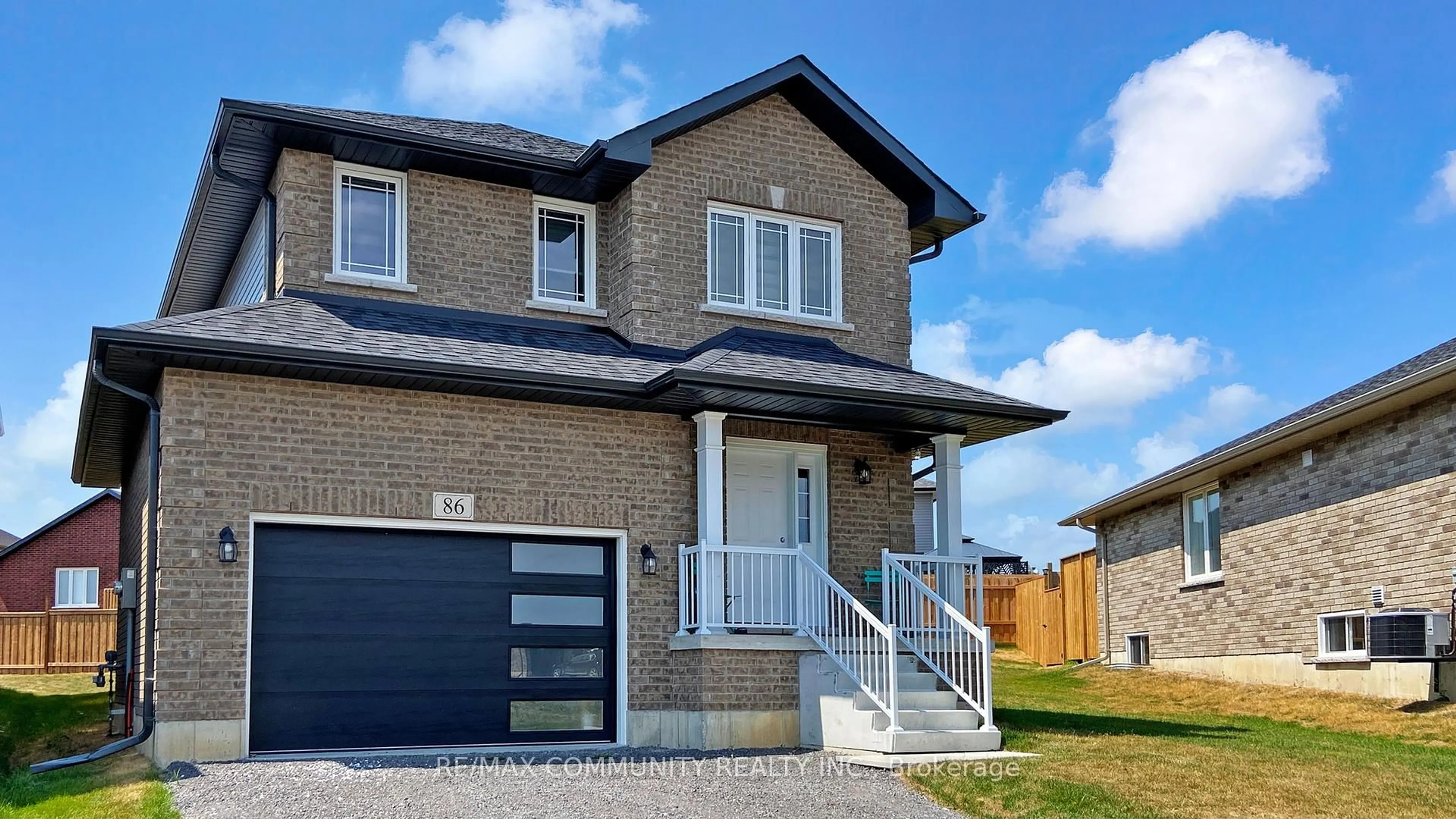 Home with brick exterior material, street for 86 Keeler Crt, Asphodel-Norwood Ontario K0L 2V0