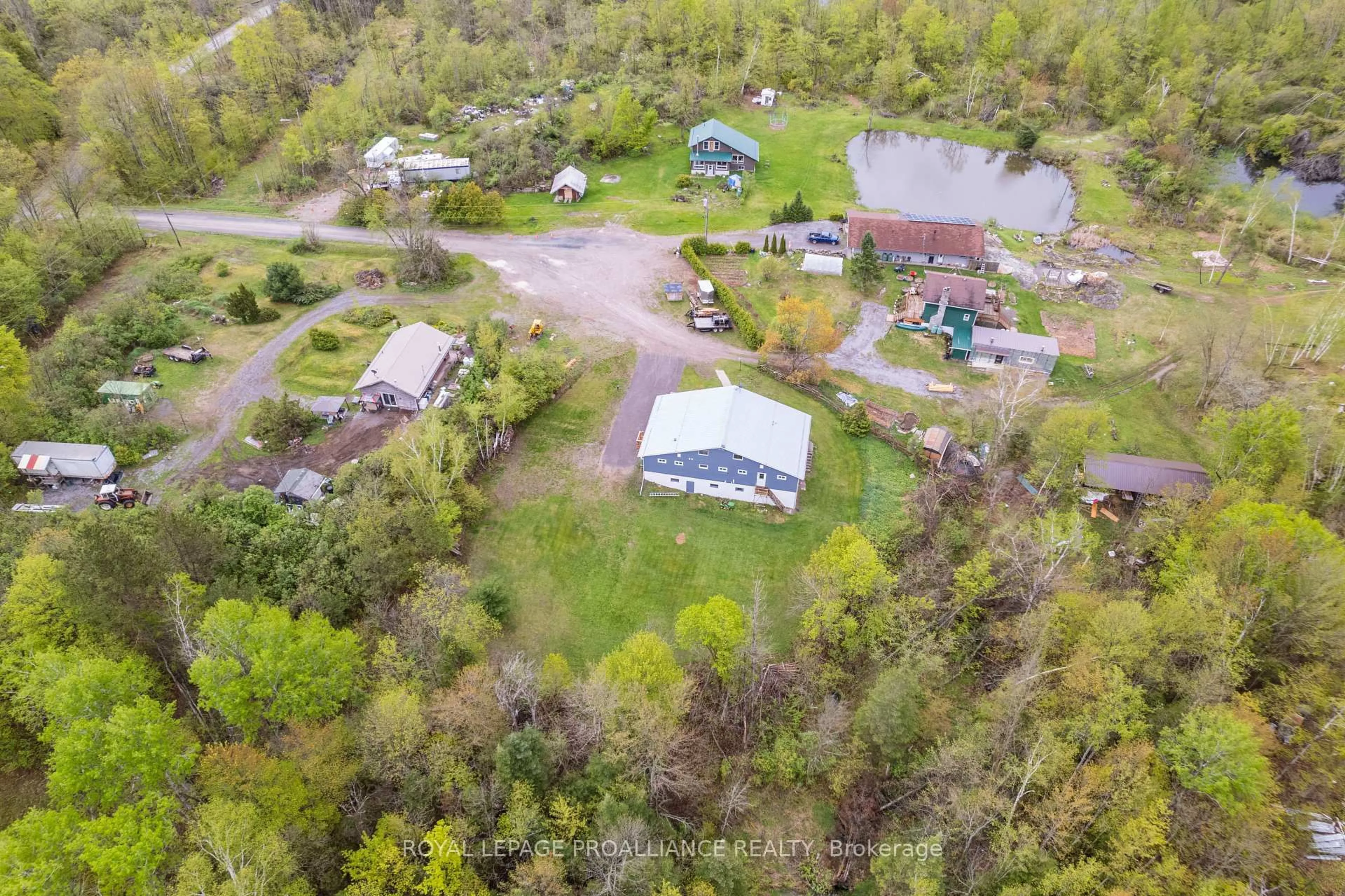 A pic from outside/outdoor area/front of a property/back of a property/a pic from drone, unknown for 23B Mother's Rd, Tweed Ontario K0K 3J0