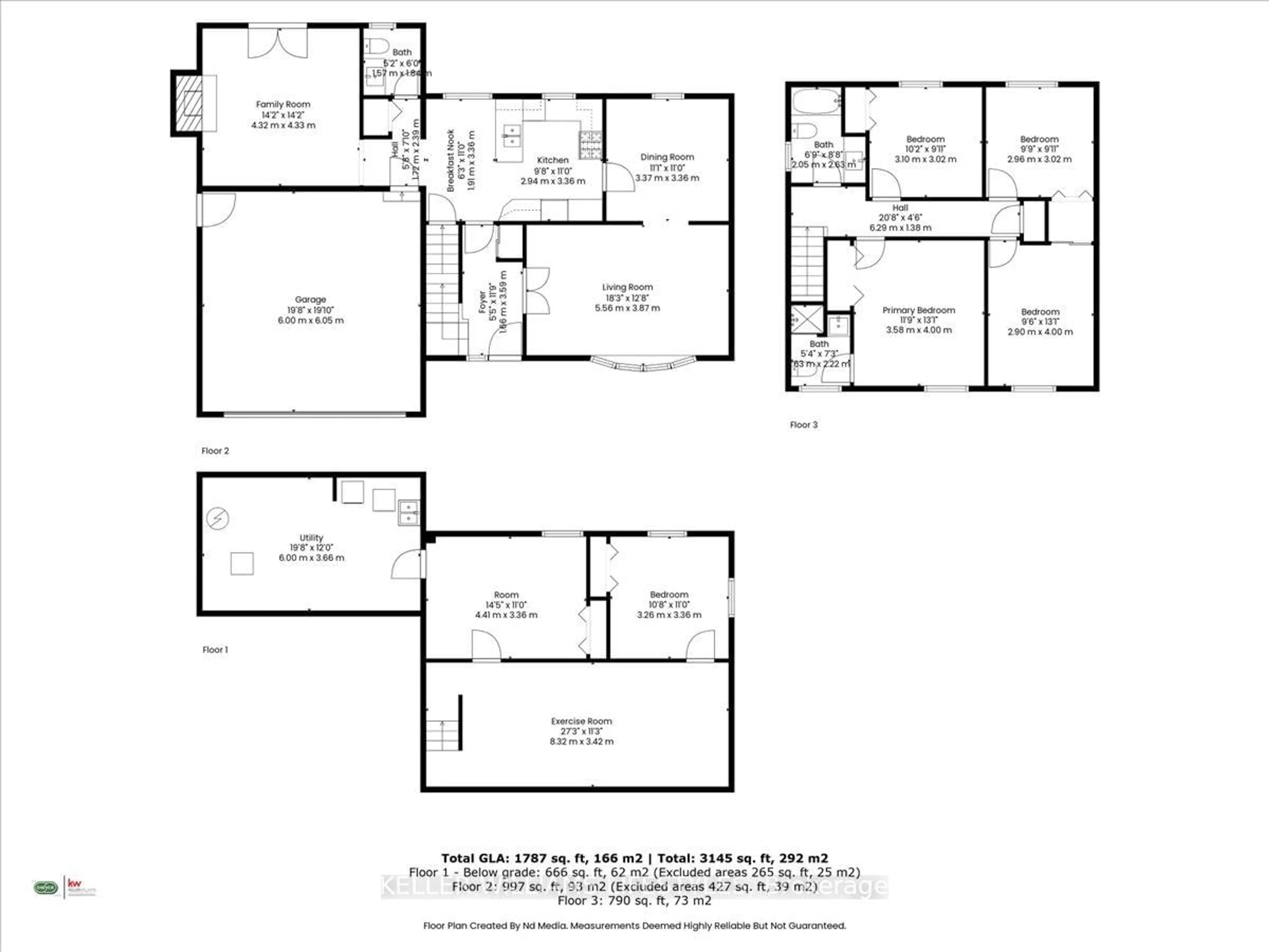 Floor plan for 596 FOX MILL Pl, London South Ontario N6J 2B2