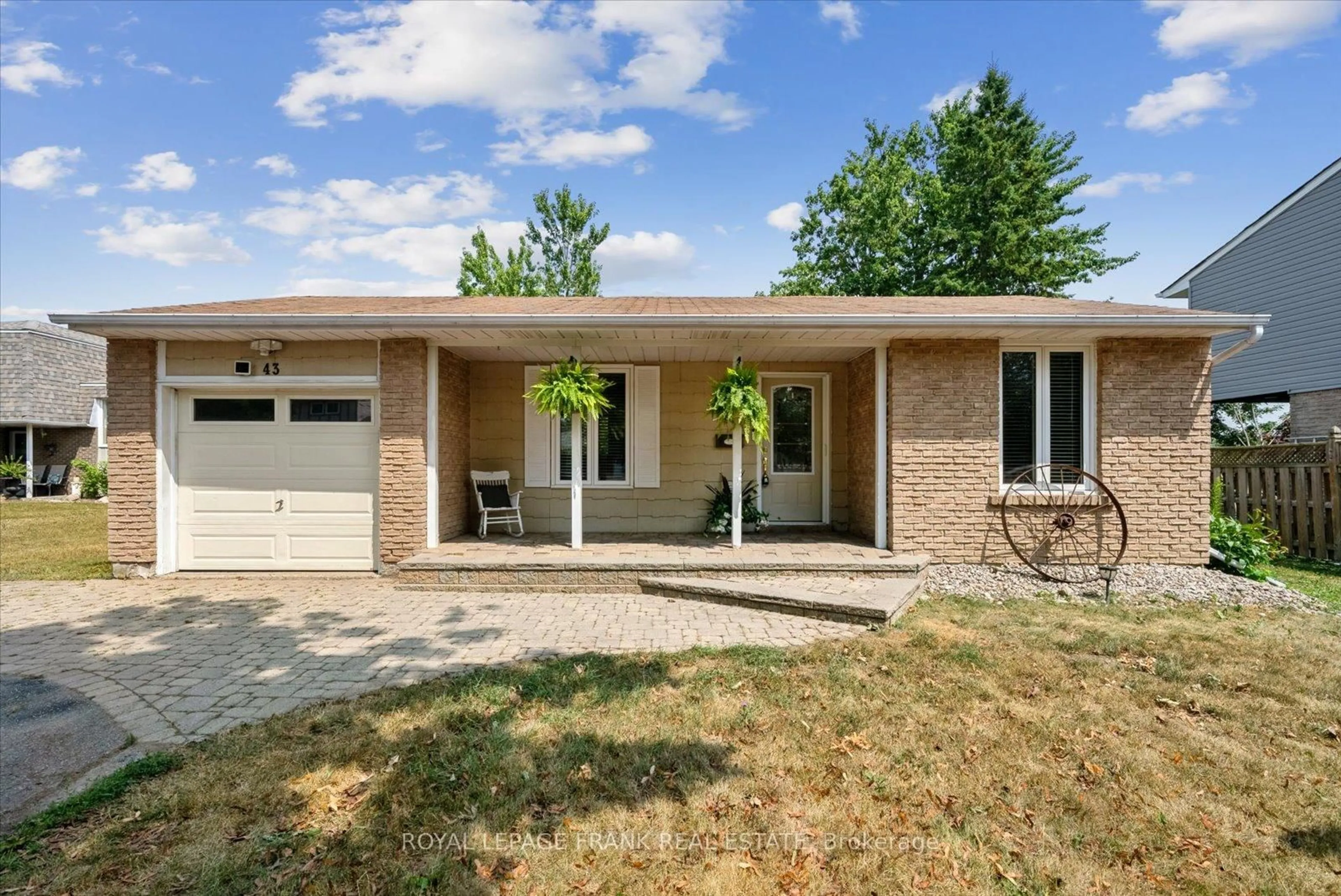 Home with brick exterior material, street for 43 Elaine Dr, Kawartha Lakes Ontario K9V 4X7