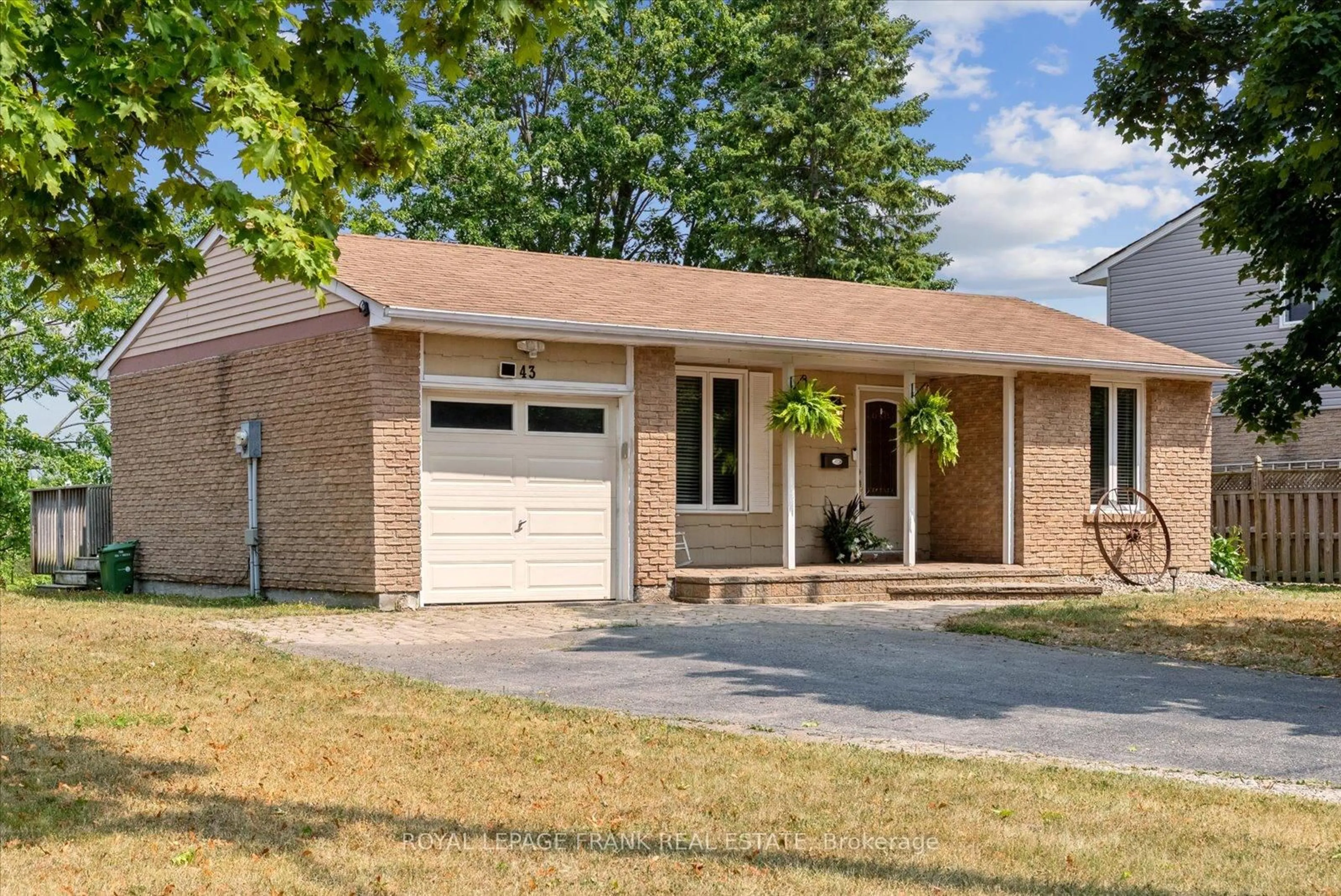 Home with brick exterior material, street for 43 Elaine Dr, Kawartha Lakes Ontario K9V 4X7