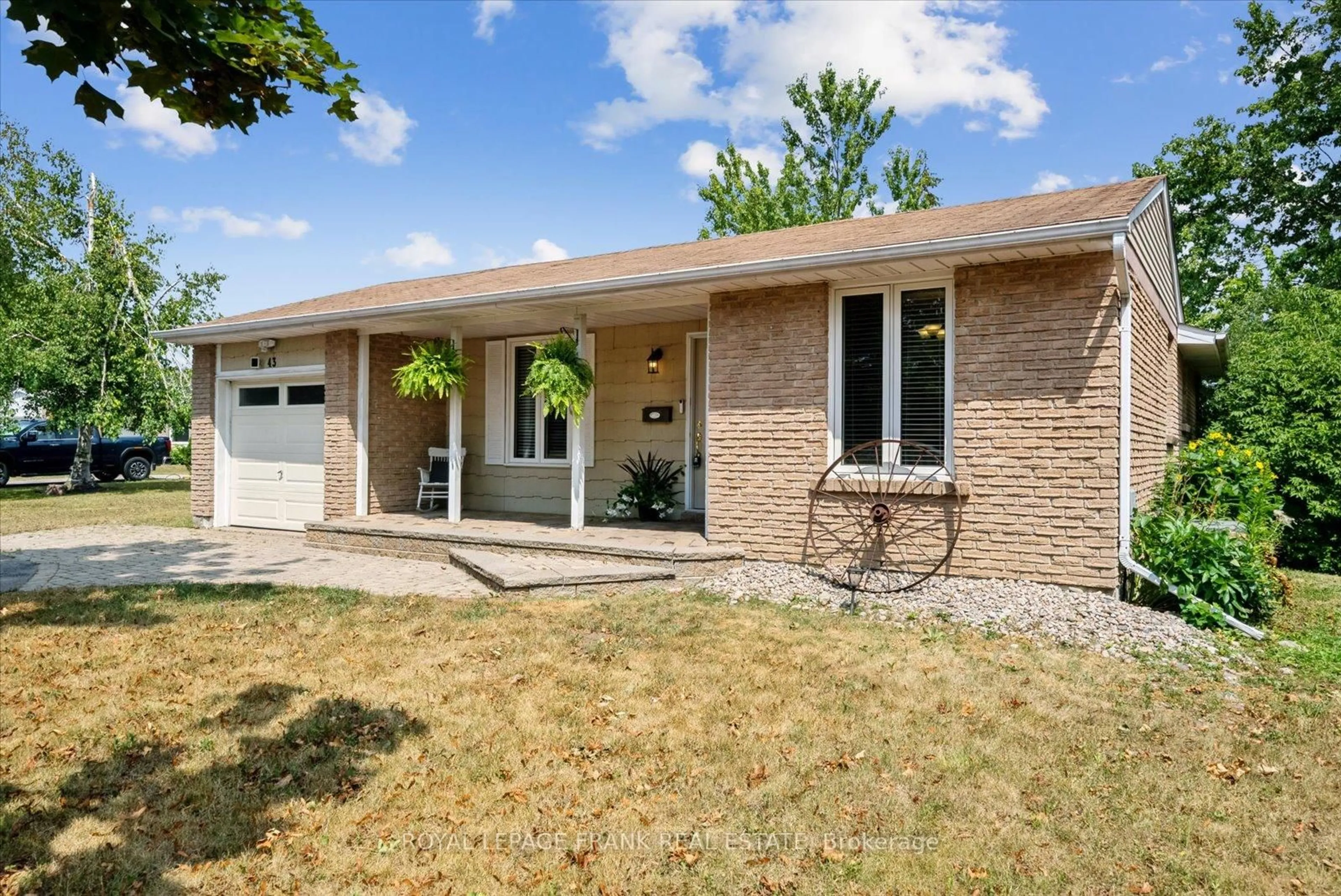 Home with brick exterior material, street for 43 Elaine Dr, Kawartha Lakes Ontario K9V 4X7