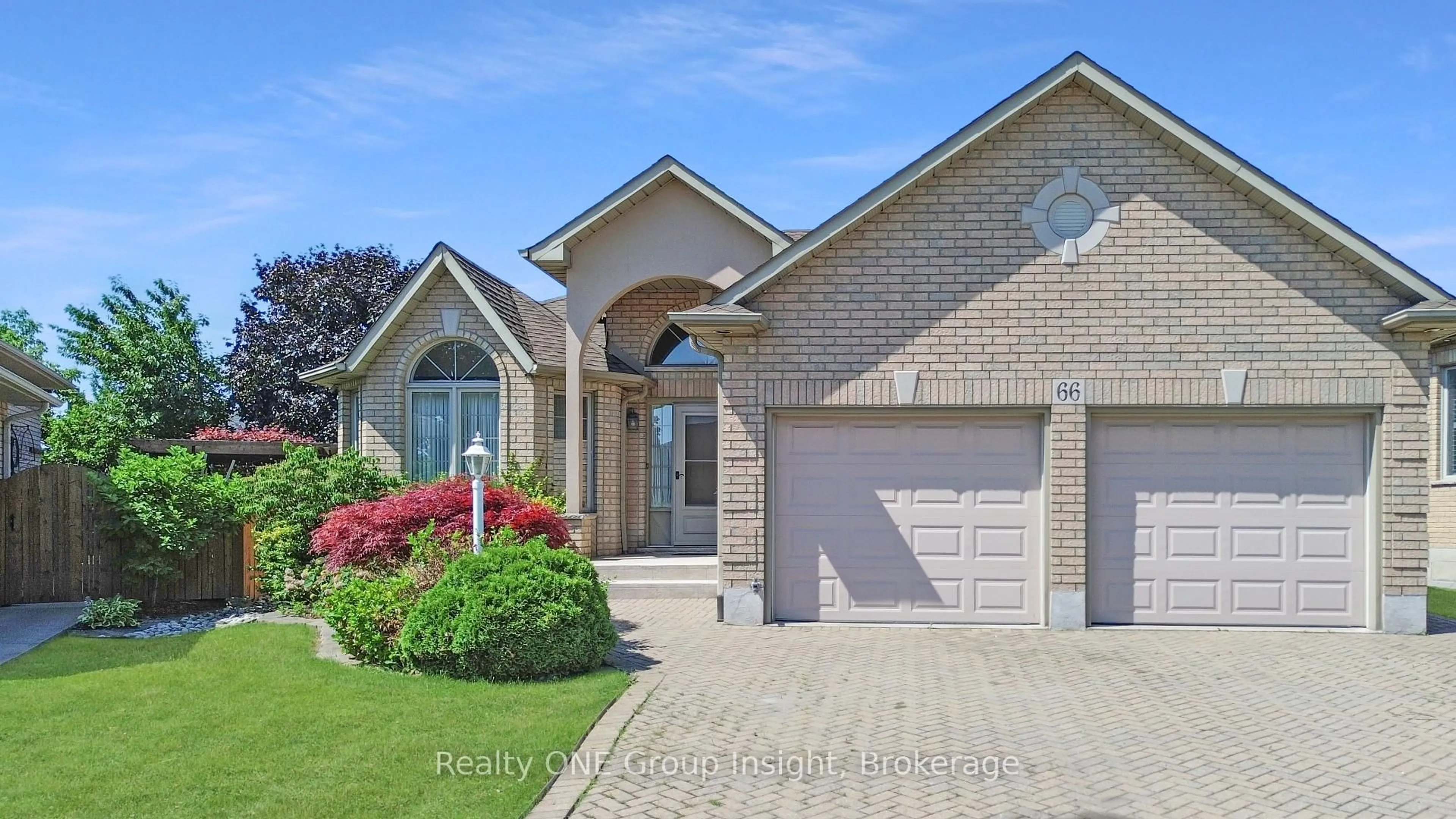 Home with brick exterior material, street for 66 Chelmsford Pl, Hamilton Ontario L8H 7T3