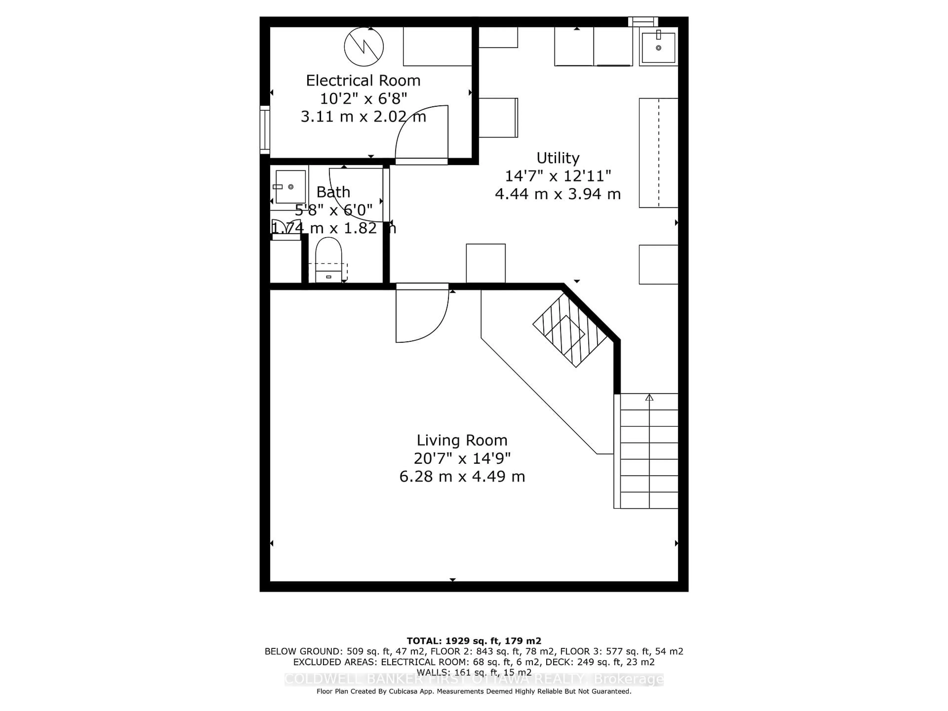 Floor plan for 1788 ERNEST Ave, Ottawa Ontario K2A 1M1