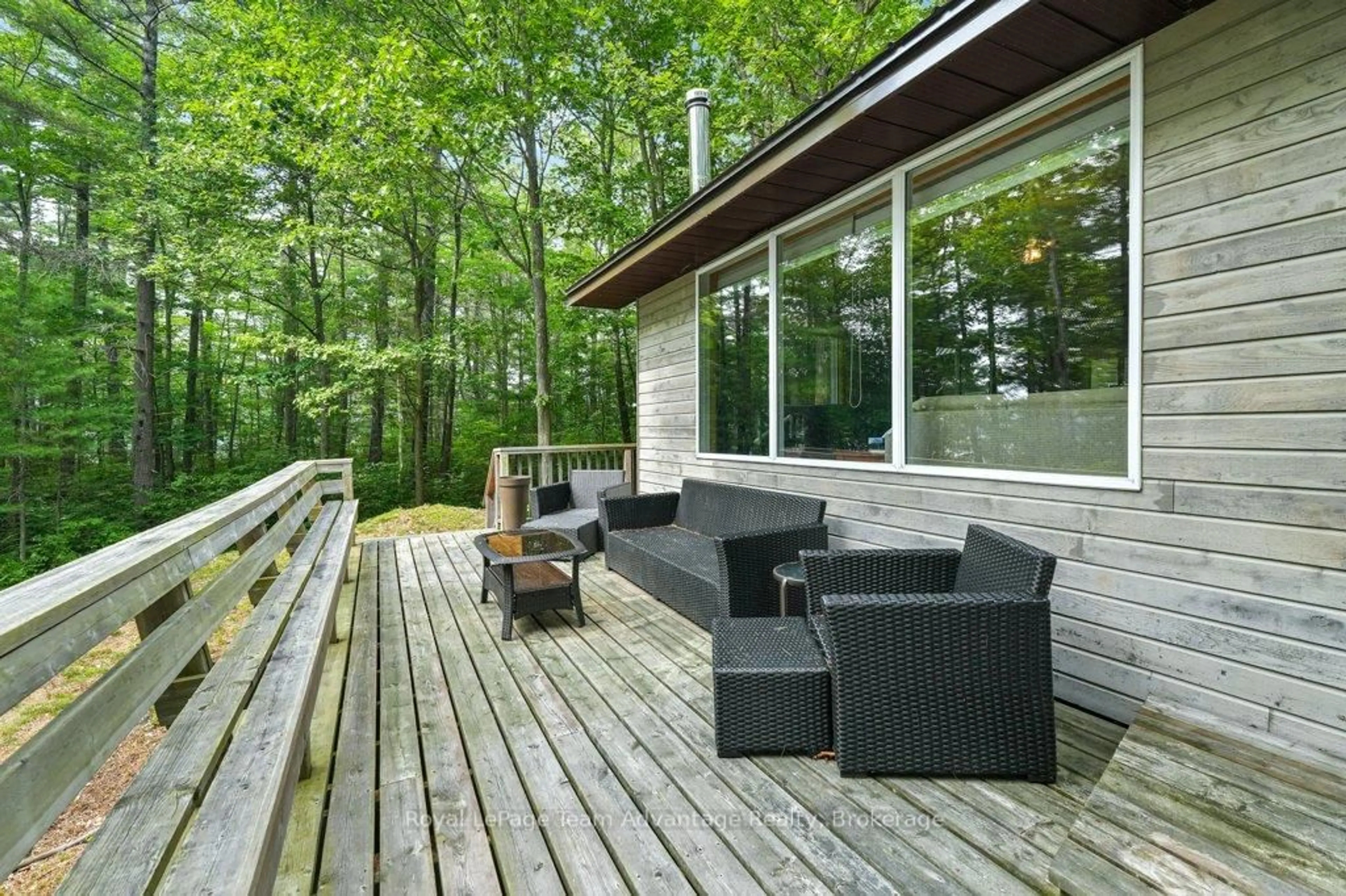 Patio, forest/trees view for Lot 8 Harris Lake Water, Parry Sound Remote Area Ontario P0G 1K0
