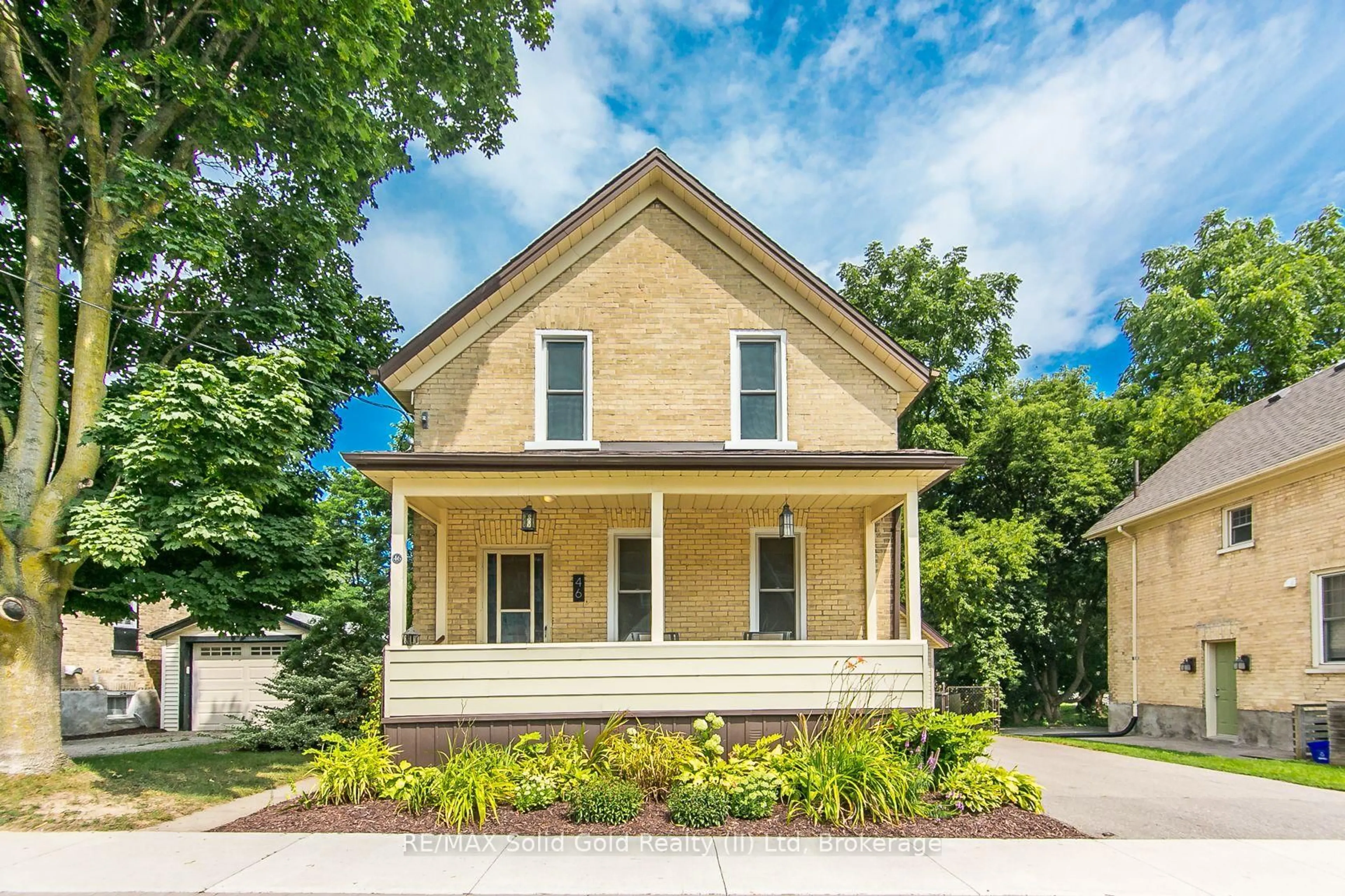 Home with brick exterior material, street for 46 Young St, Waterloo Ontario N2J 2L5