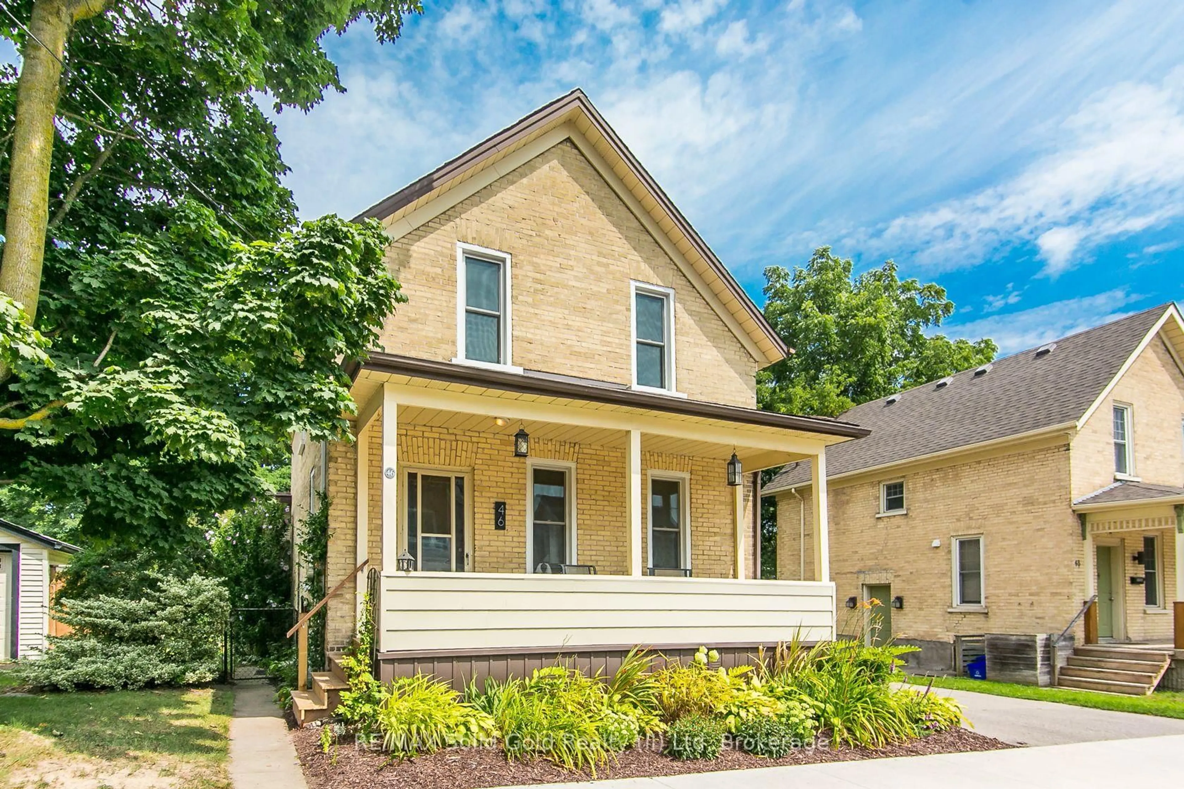 Home with brick exterior material, street for 46 Young St, Waterloo Ontario N2J 2L5