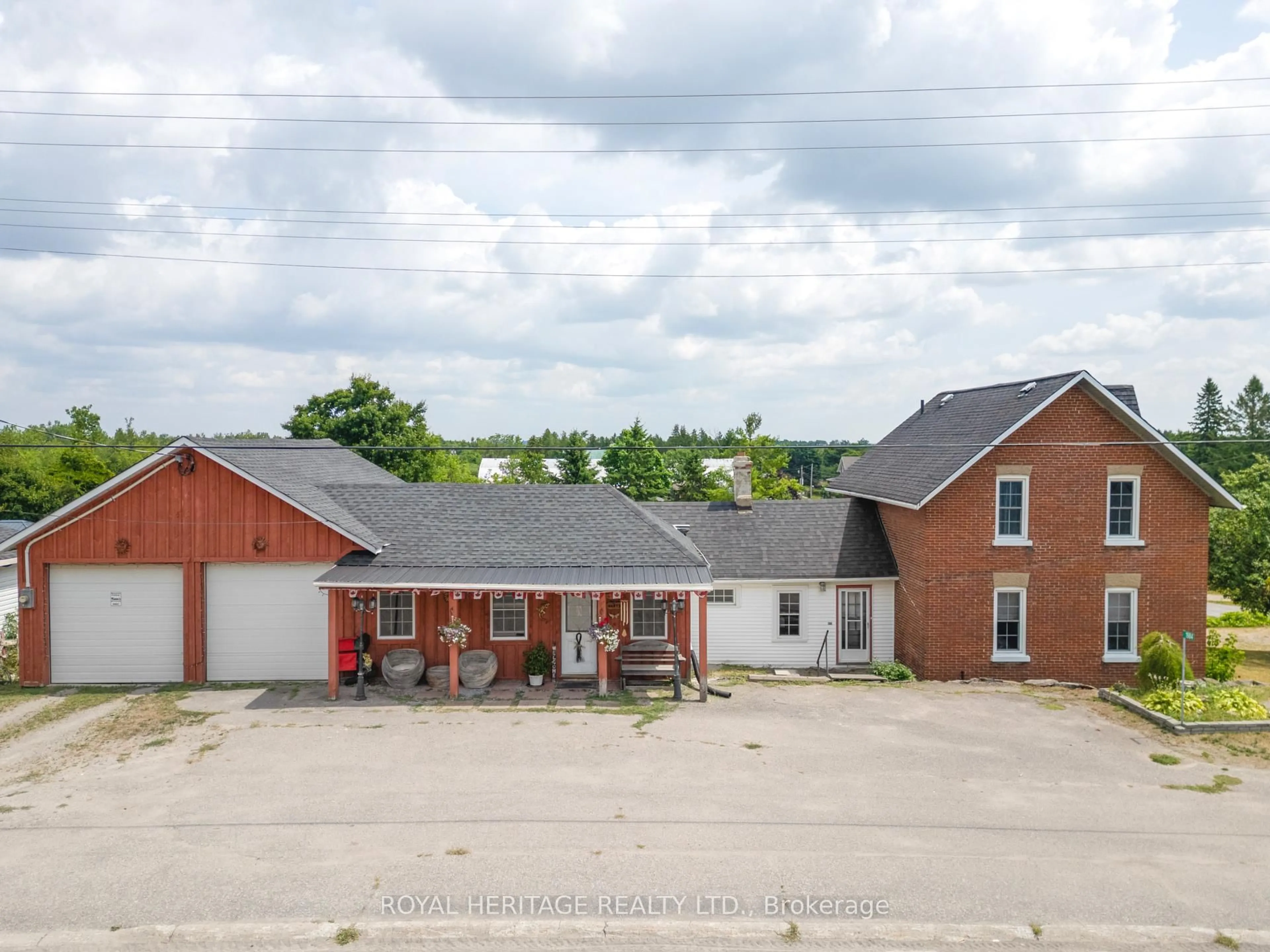 A pic from outside/outdoor area/front of a property/back of a property/a pic from drone, building for 1984 Sturgeon Rd, Kawartha Lakes Ontario K0M 1L0
