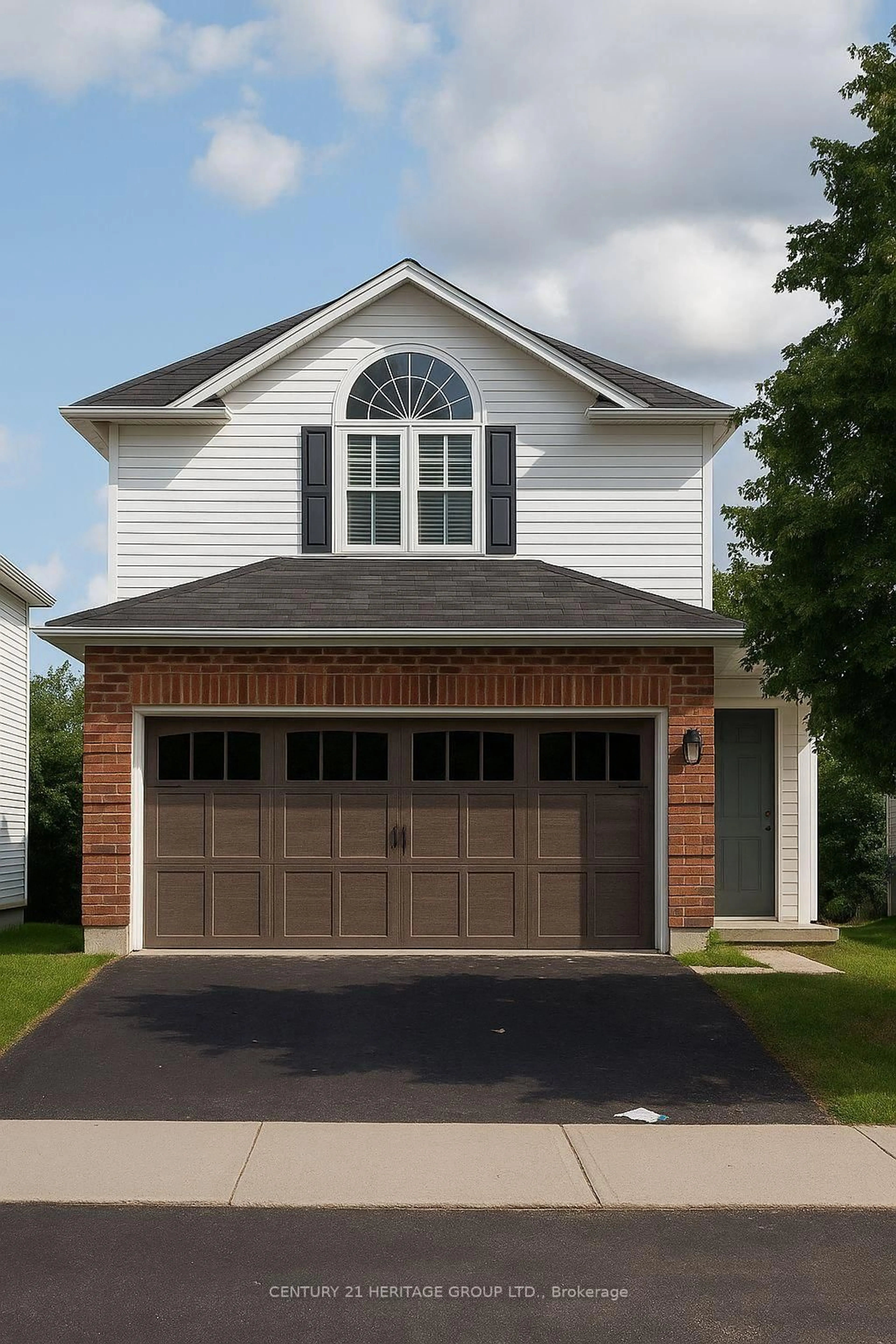 Home with vinyl exterior material, street for 77 Doyle Dr, Guelph Ontario N1G 5B9