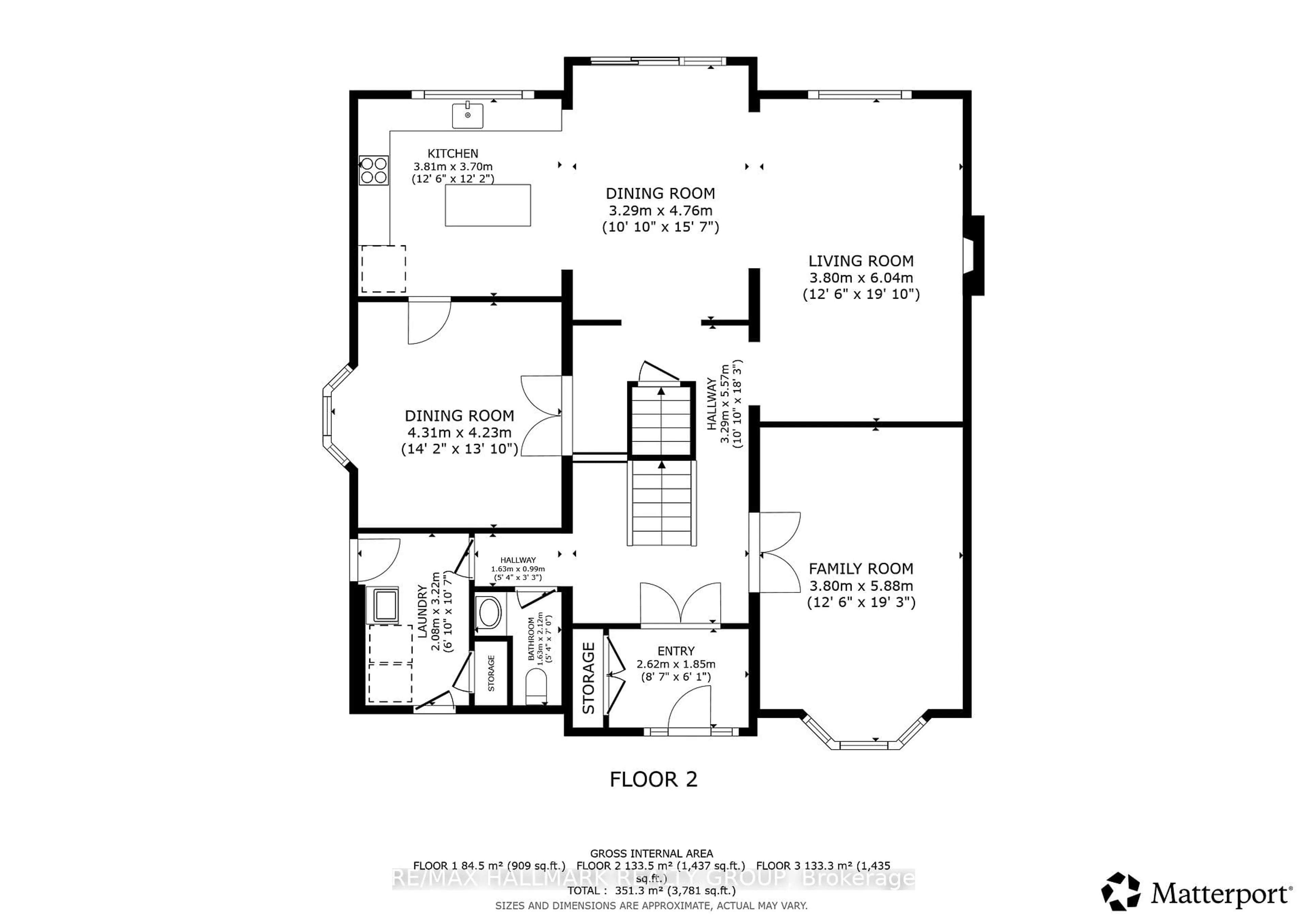 Floor plan for 1416 Montresor Way, Orleans Ontario K4A 3C5