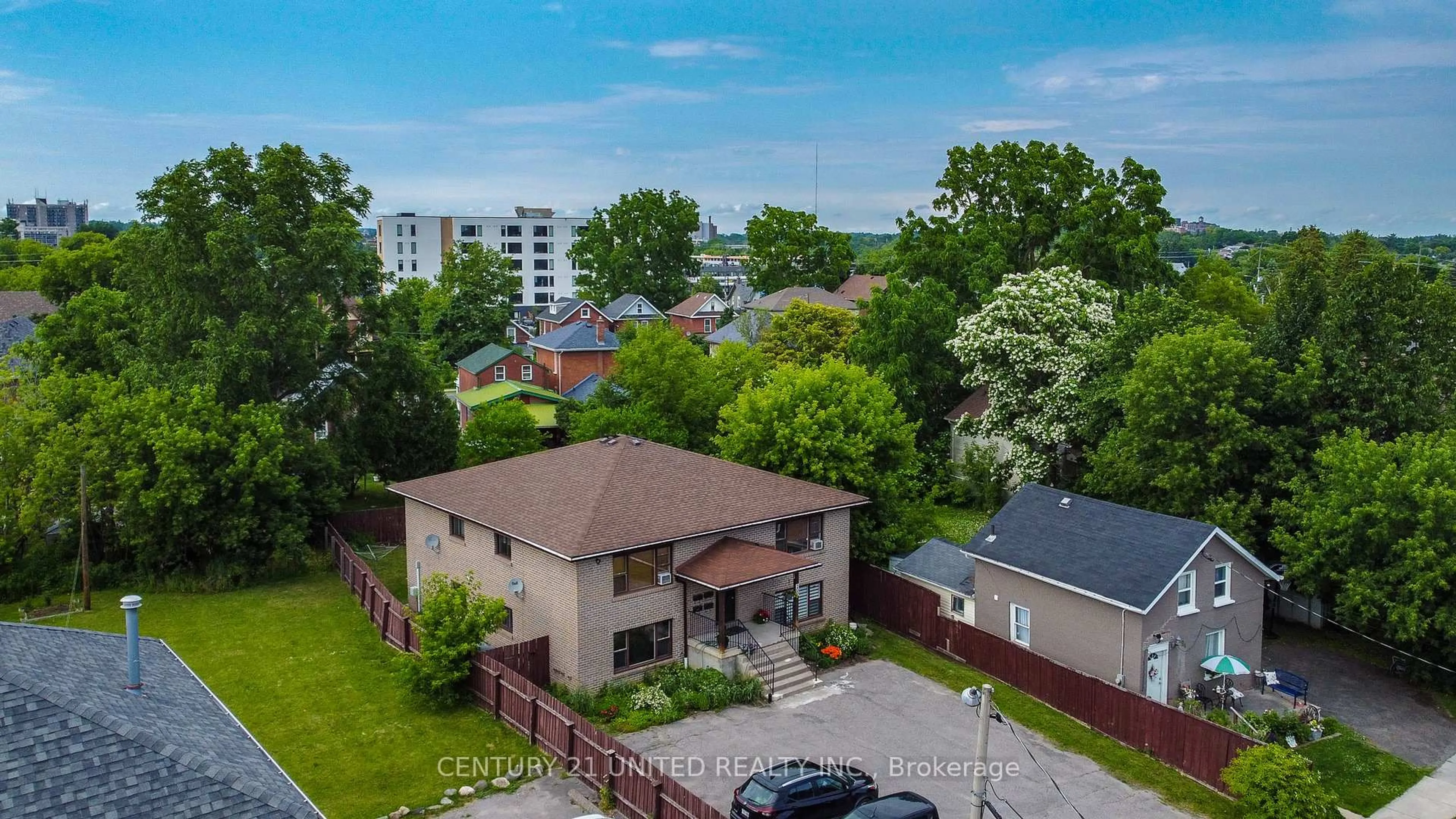 A pic from outside/outdoor area/front of a property/back of a property/a pic from drone, city buildings view from balcony for 200 Lake St, Peterborough Central Ontario K9J 2H3