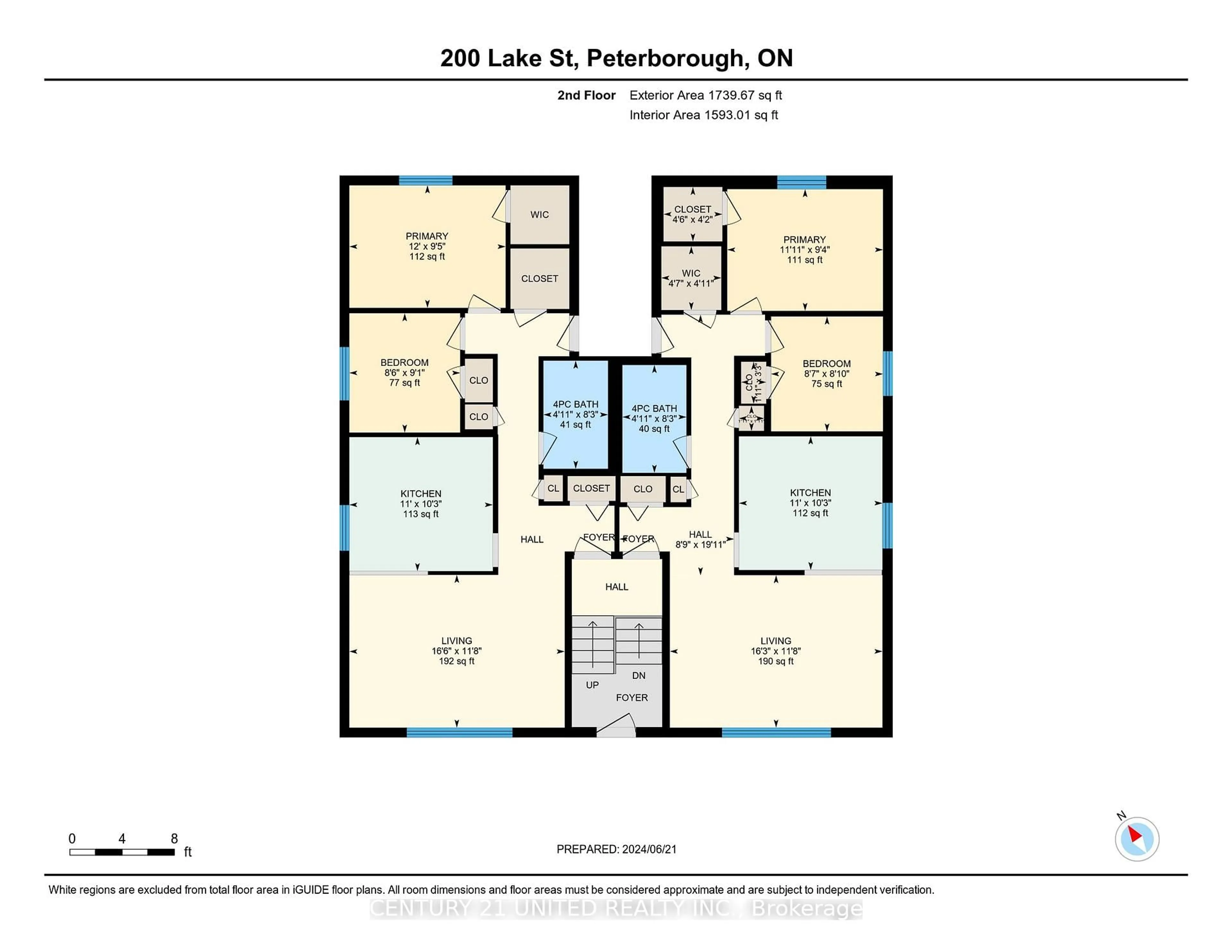 Floor plan for 200 Lake St, Peterborough Central Ontario K9J 2H3