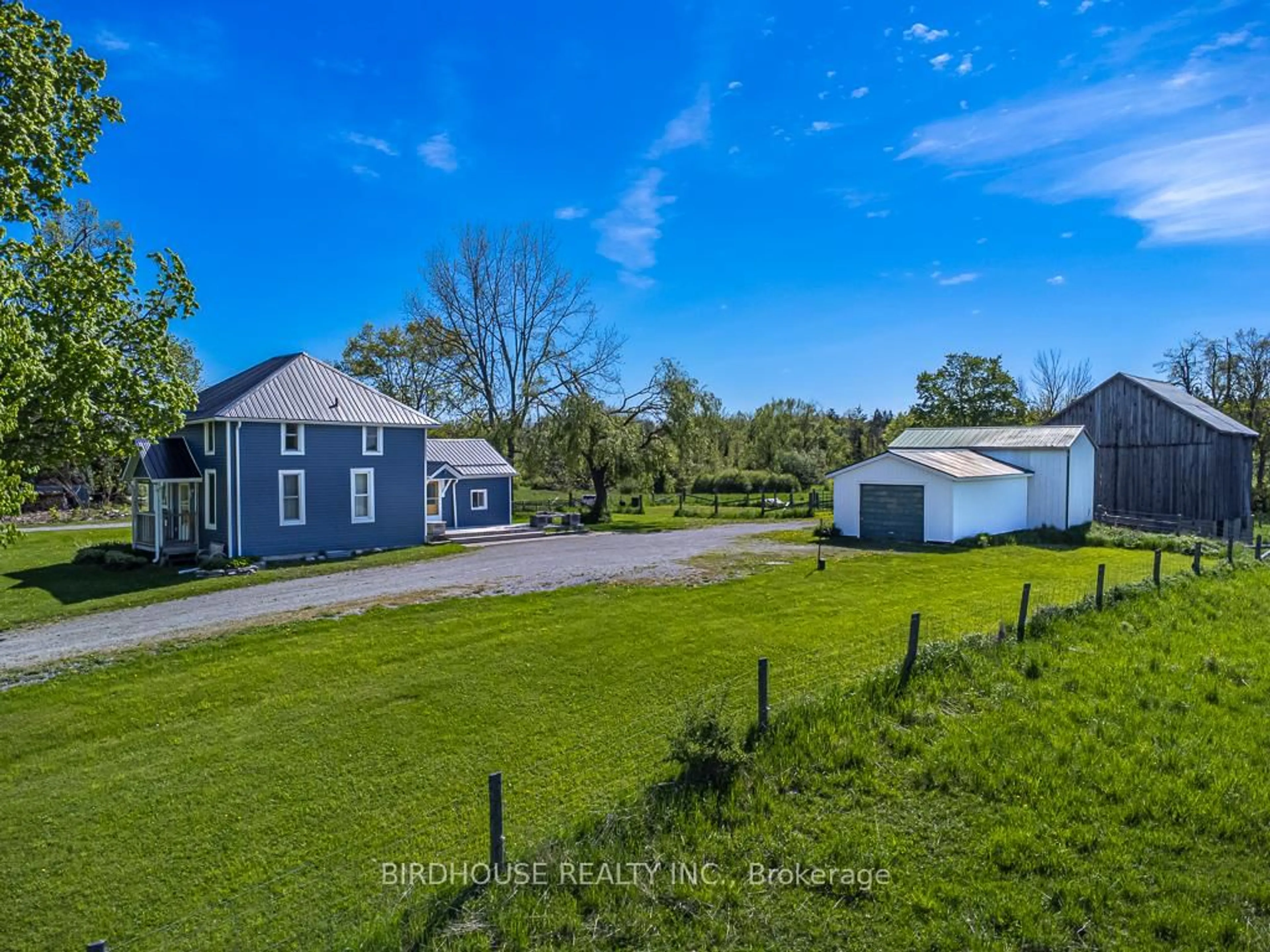 A pic from outside/outdoor area/front of a property/back of a property/a pic from drone, unknown for 2426 County Road 48, Kawartha Lakes Ontario K0M 2B0