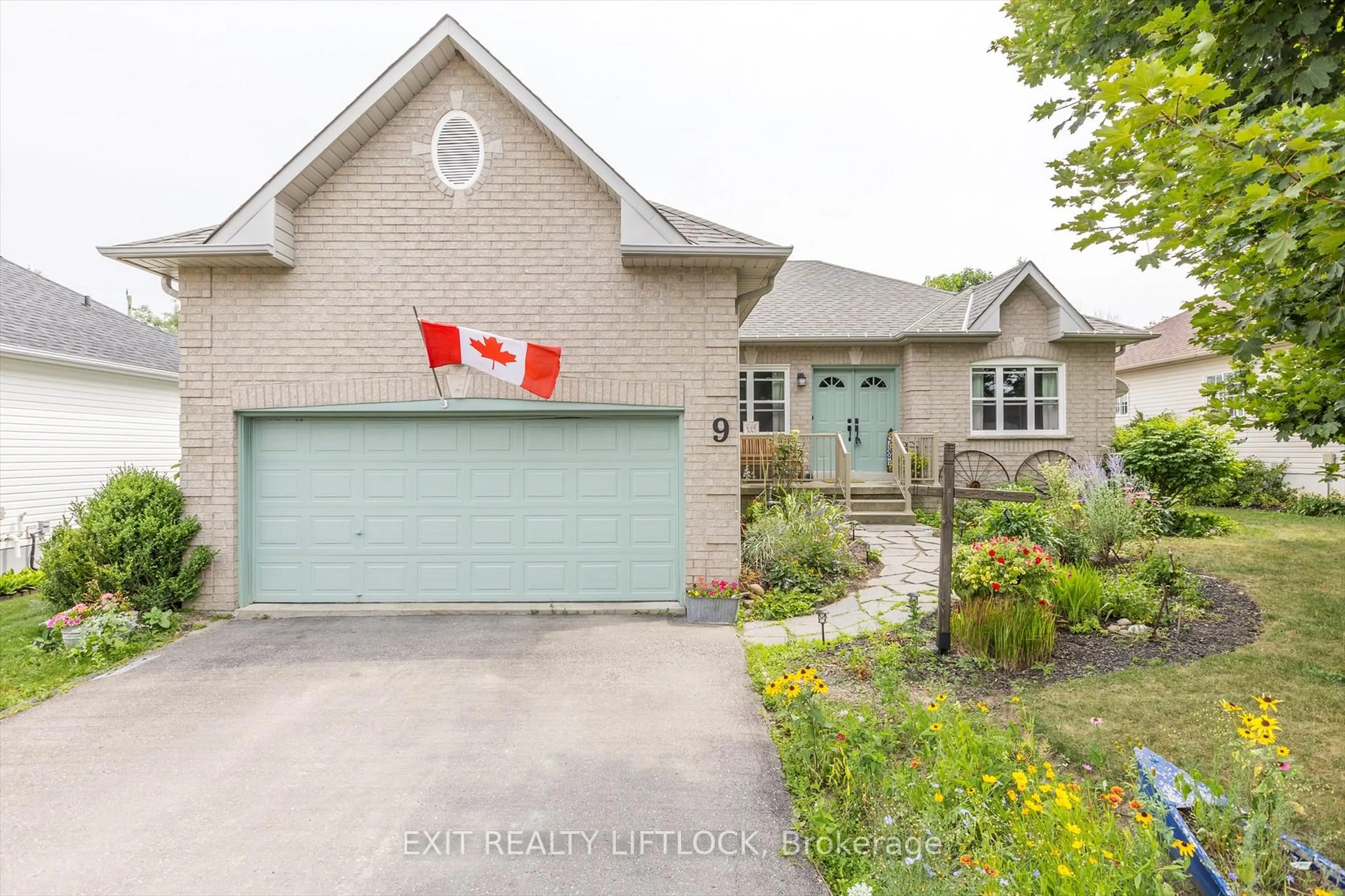 Home with brick exterior material, street for 9 Brookside St, Cavan Monaghan Ontario L0A 1G0