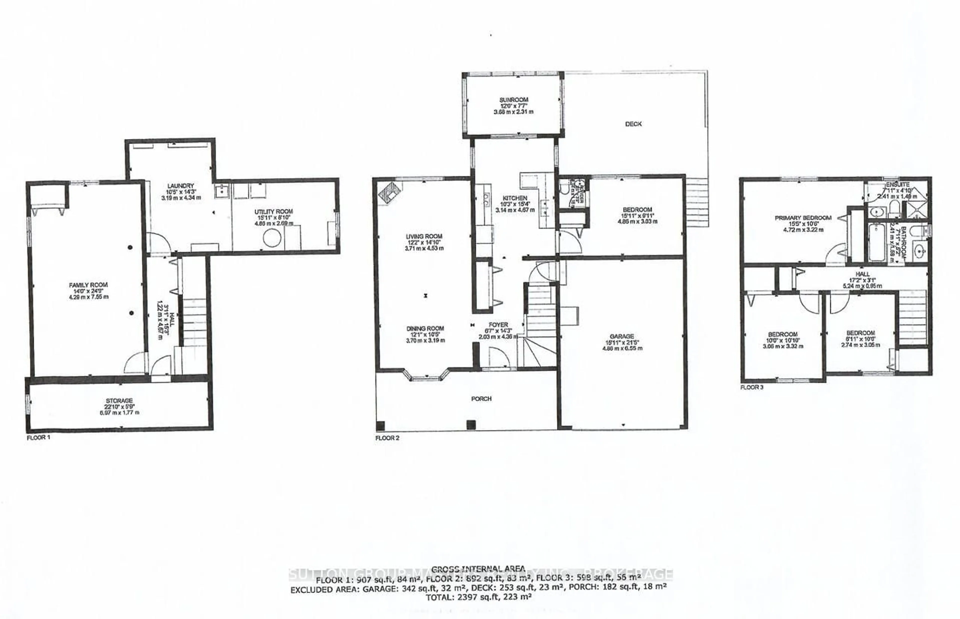 Floor plan for 681 Rivermeade Ave, Kingston Ontario K7M 7Z7