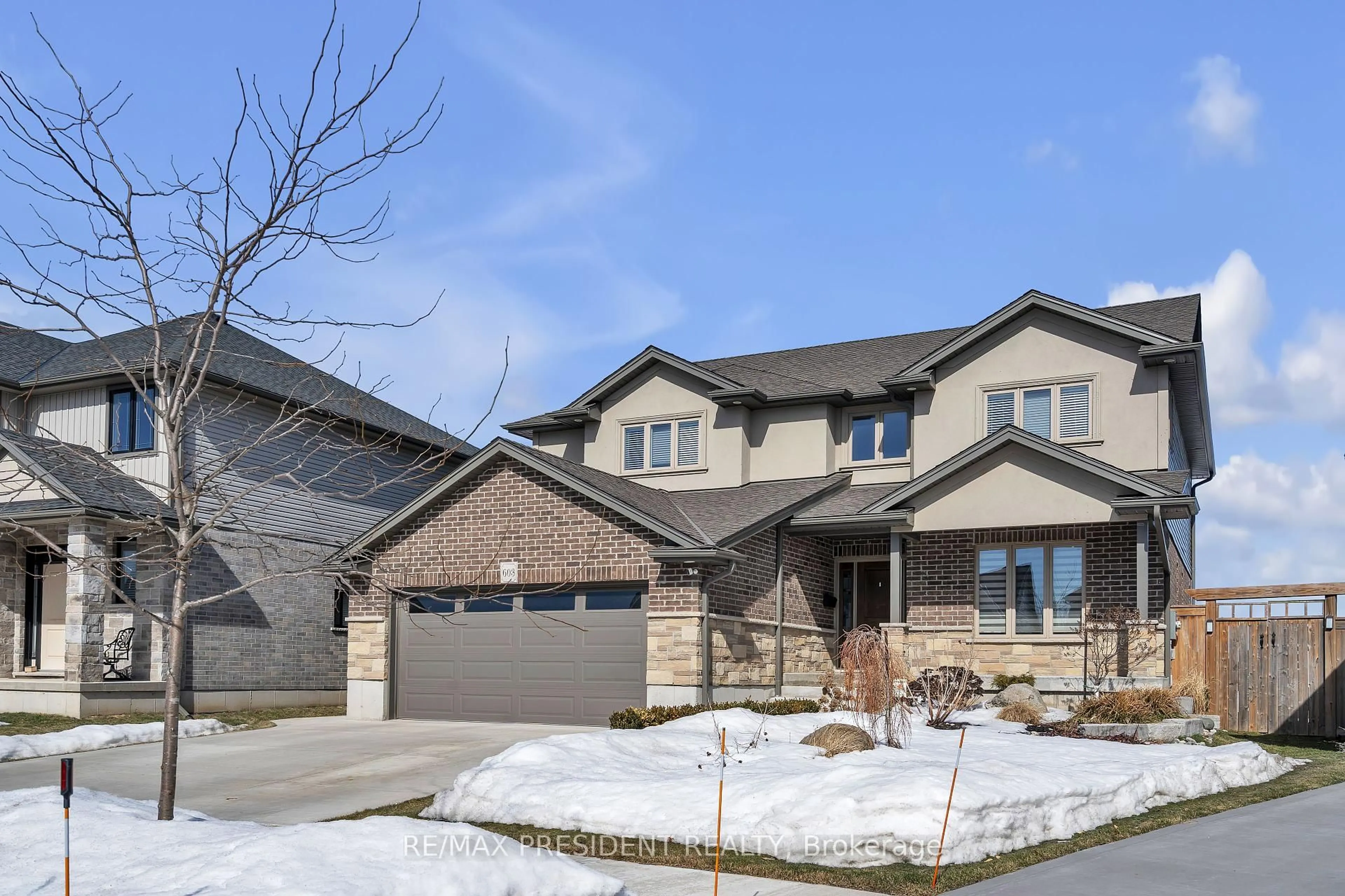 Home with brick exterior material, street for 603 Hawthorne Pl, Woodstock Ontario N4S 0E1