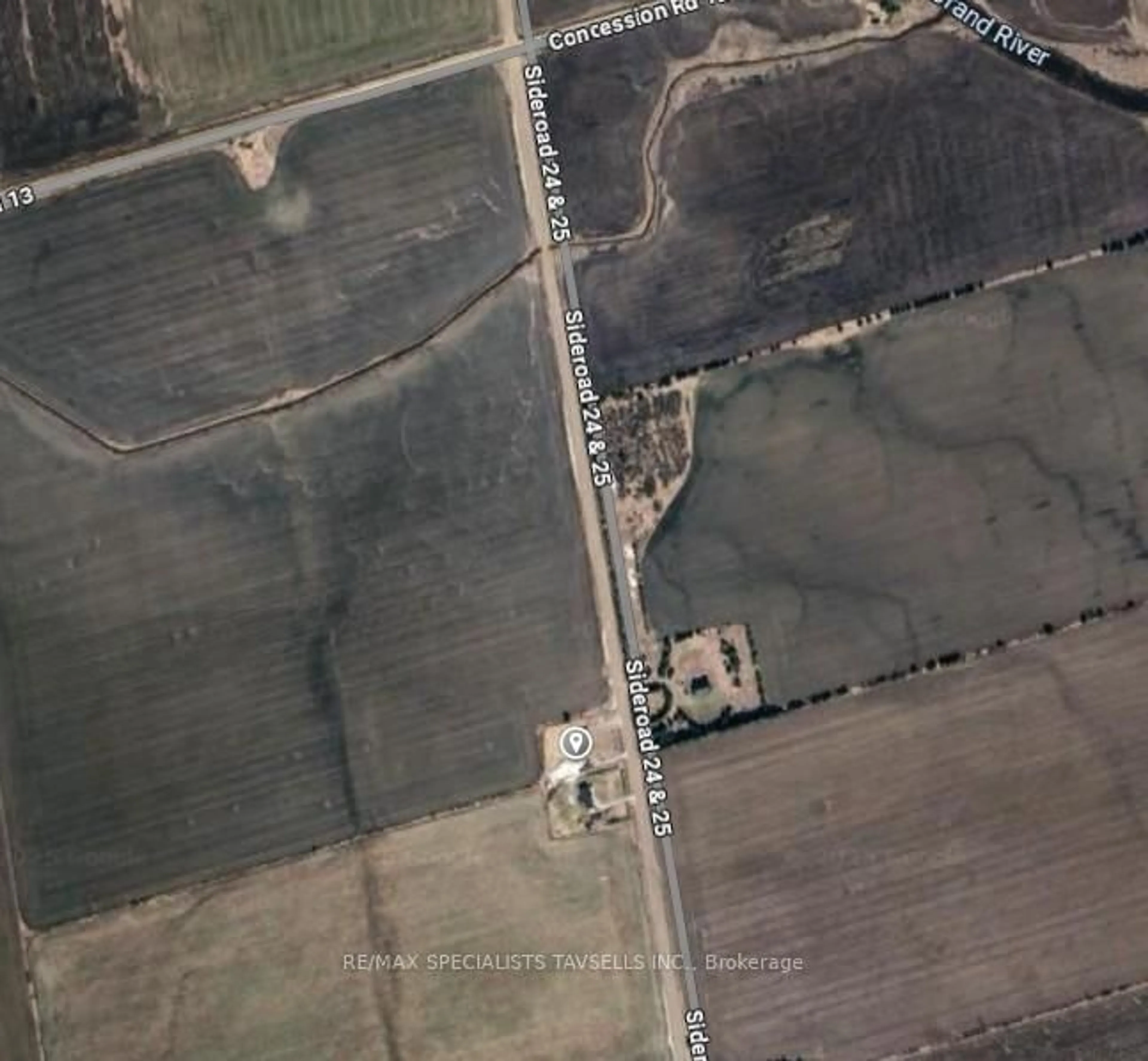 A pic from outside/outdoor area/front of a property/back of a property/a pic from drone, street for 75338 24th 25th Sdrd, East Luther Grand Valley Ontario L9W 0K2
