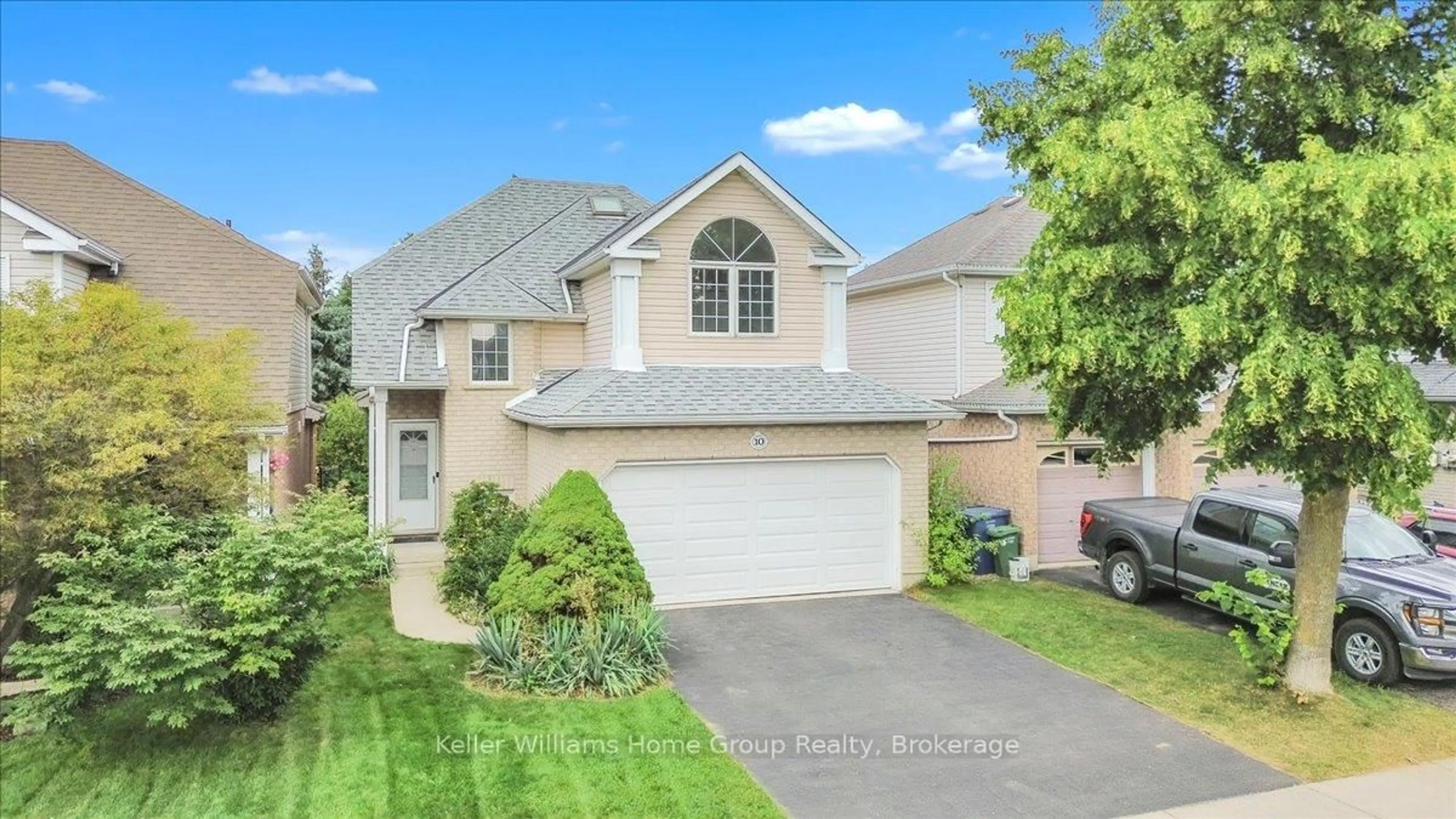 A pic from outside/outdoor area/front of a property/back of a property/a pic from drone, street for 10 Periwinkle Way, Guelph Ontario N1L 1H8