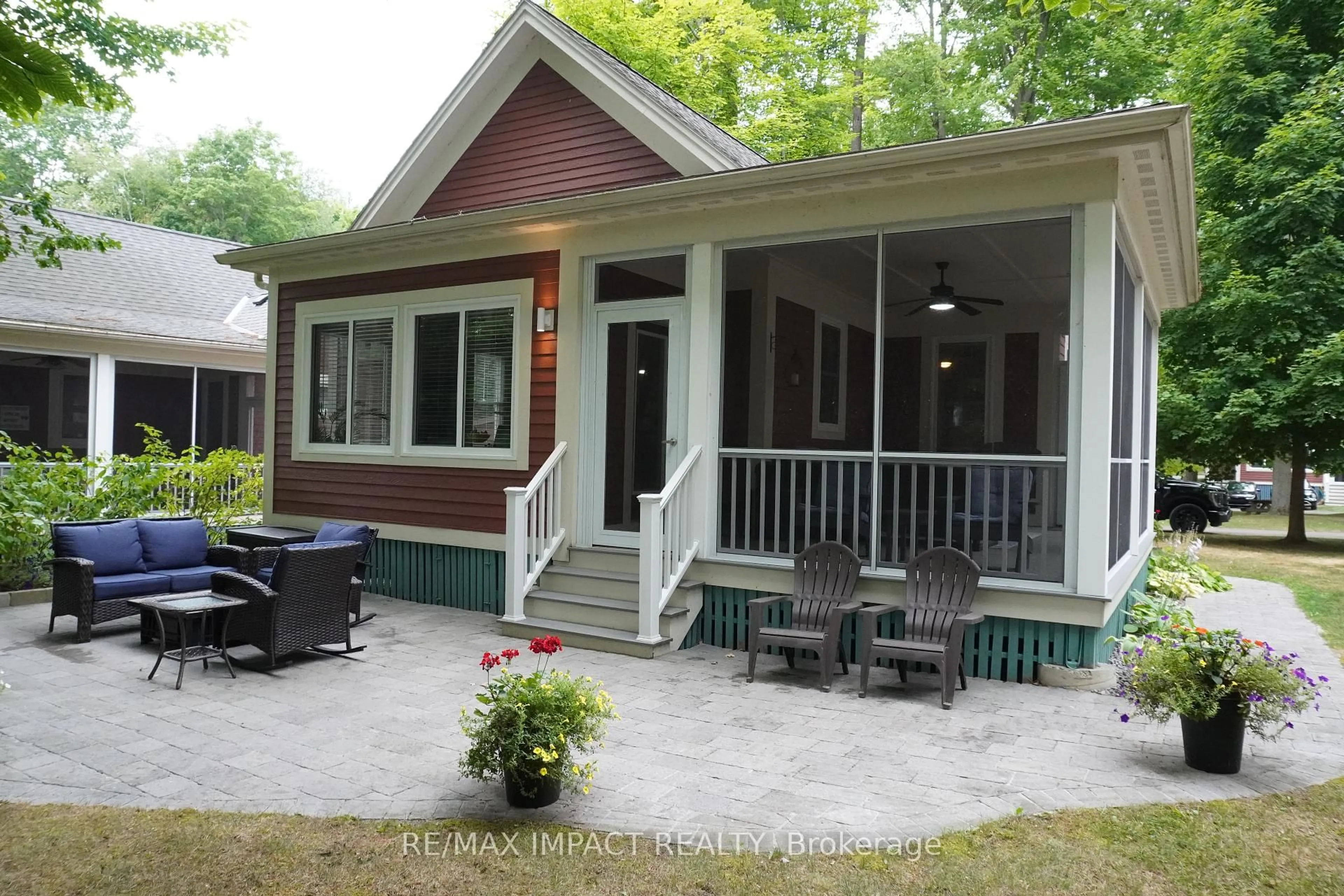 Home with vinyl exterior material, street for 8 Pine Forest Lane, Prince Edward County Ontario K0K 1P0