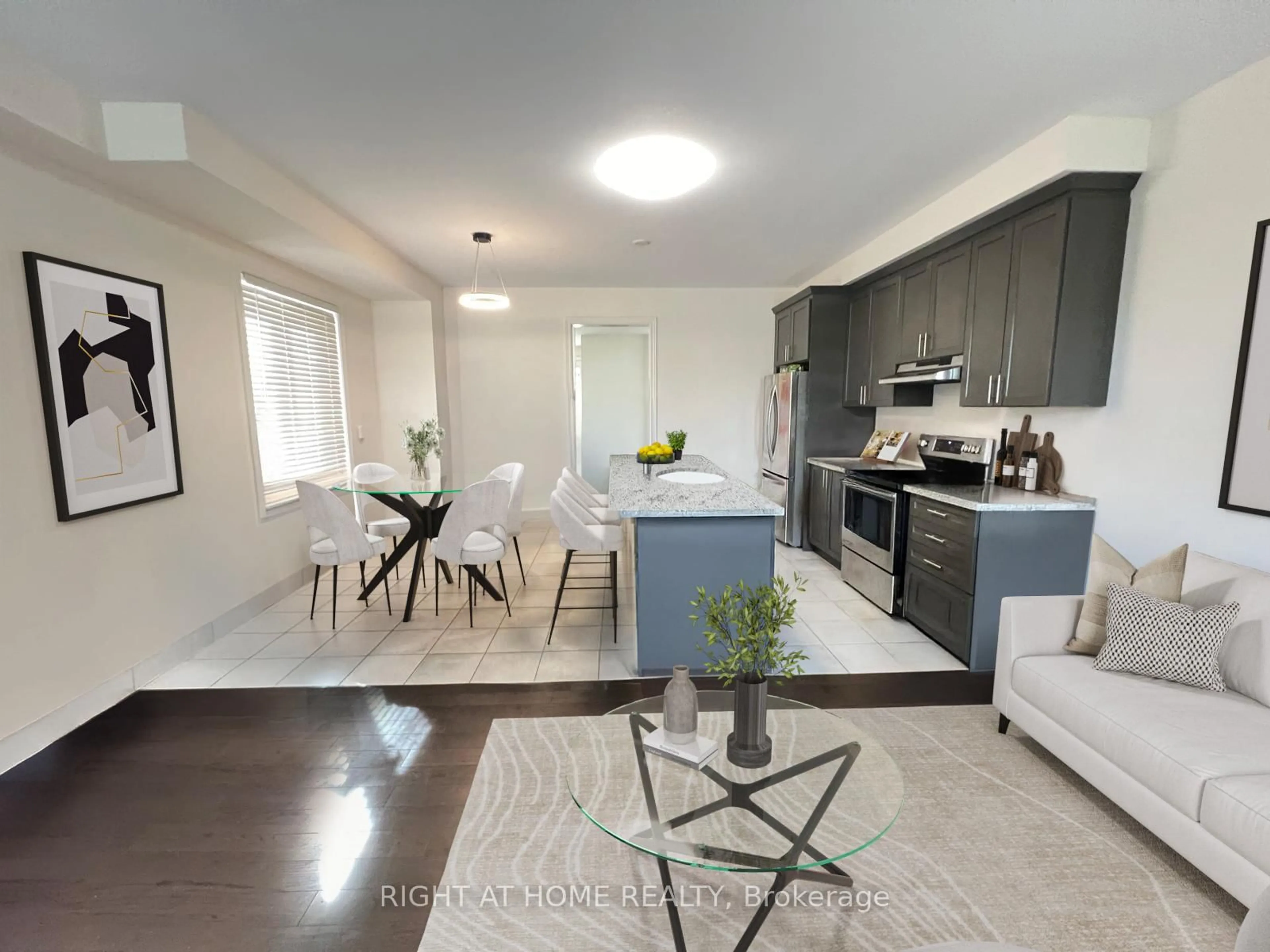 Open concept kitchen, unknown for 52 Heming Tr, Hamilton Ontario L9K 0J8
