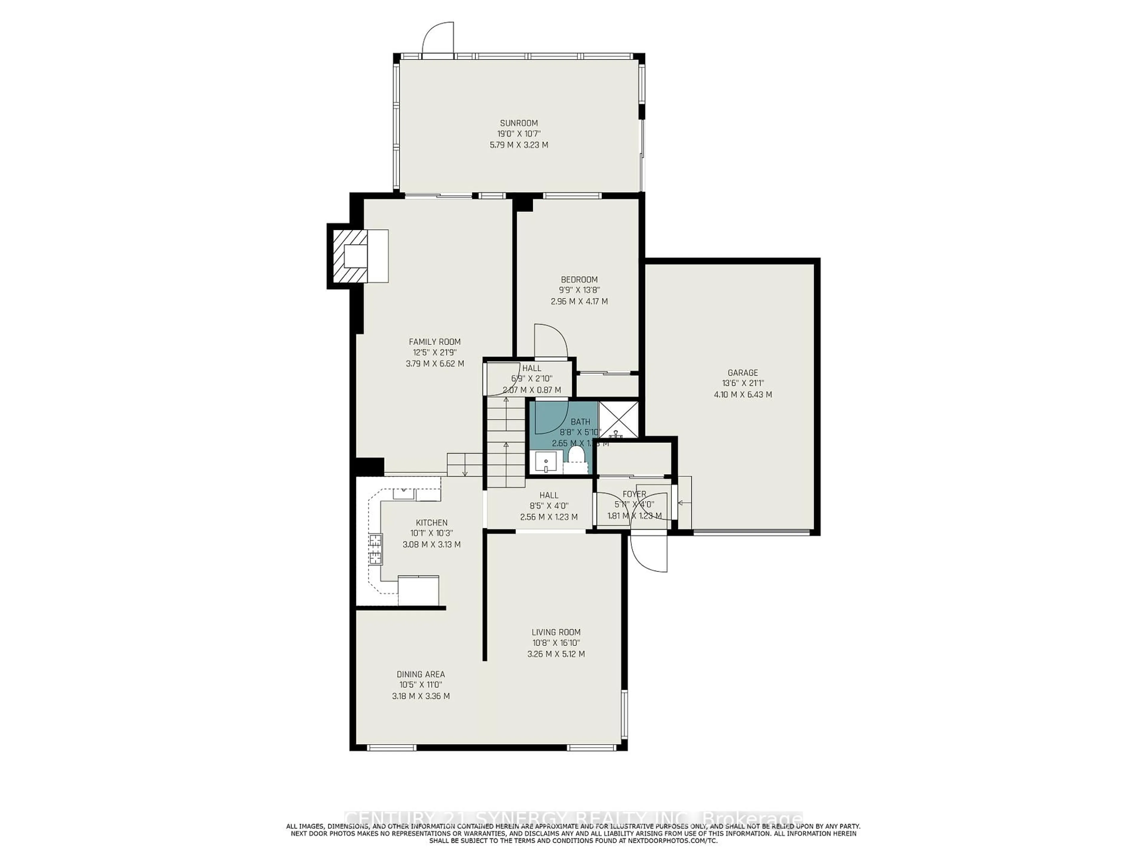 Floor plan for 127 Woodfield Dr, Ottawa Ontario K2G 0A1