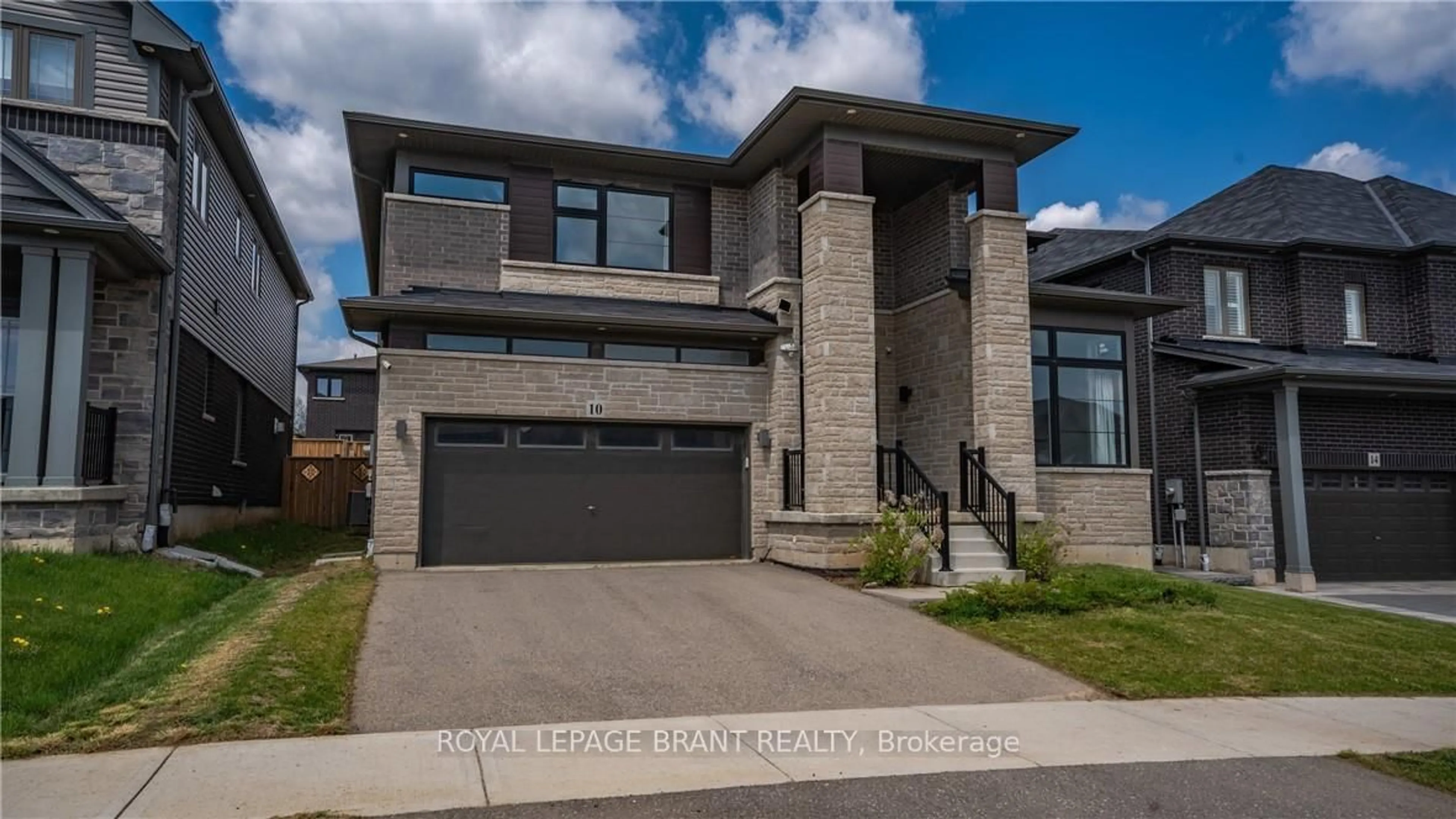 Home with brick exterior material, street for 10 Mcgovern Lane, Brant Ontario N3L 0K3