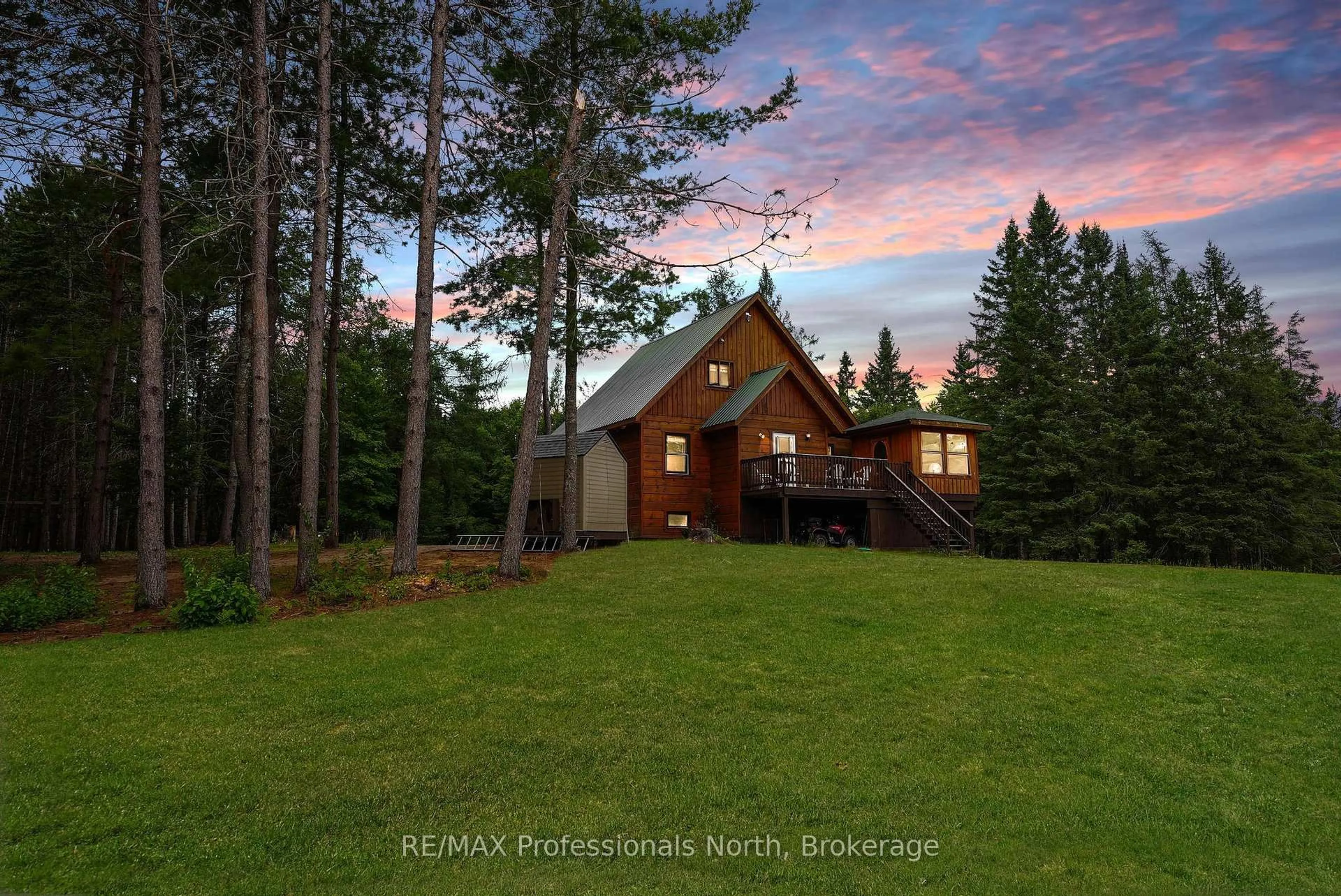 A pic from outside/outdoor area/front of a property/back of a property/a pic from drone, unknown for 1183 Conway Rd, Minden Hills Ontario K0M 2K0
