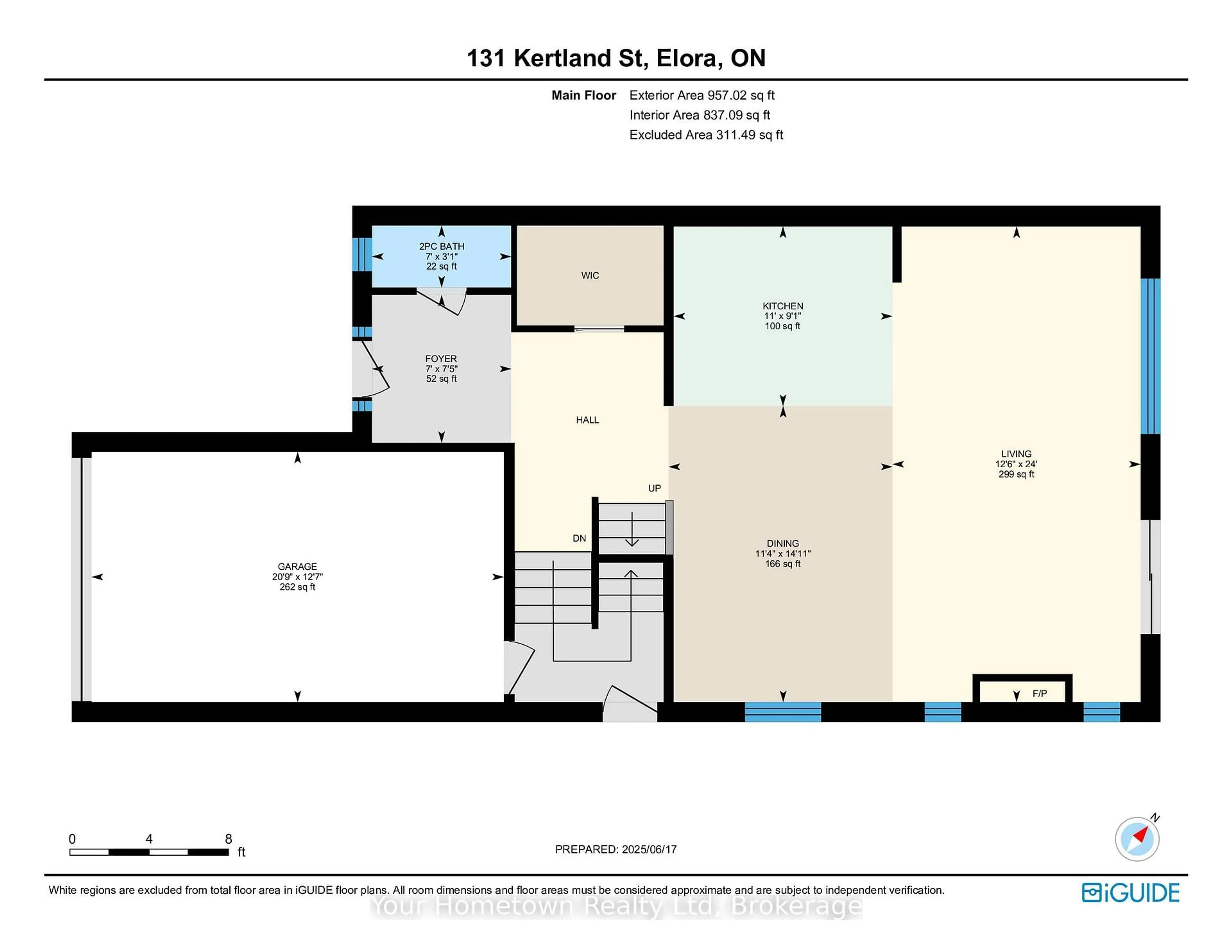 Floor plan for 131 Kertland St, Centre Wellington Ontario N0B 1S0