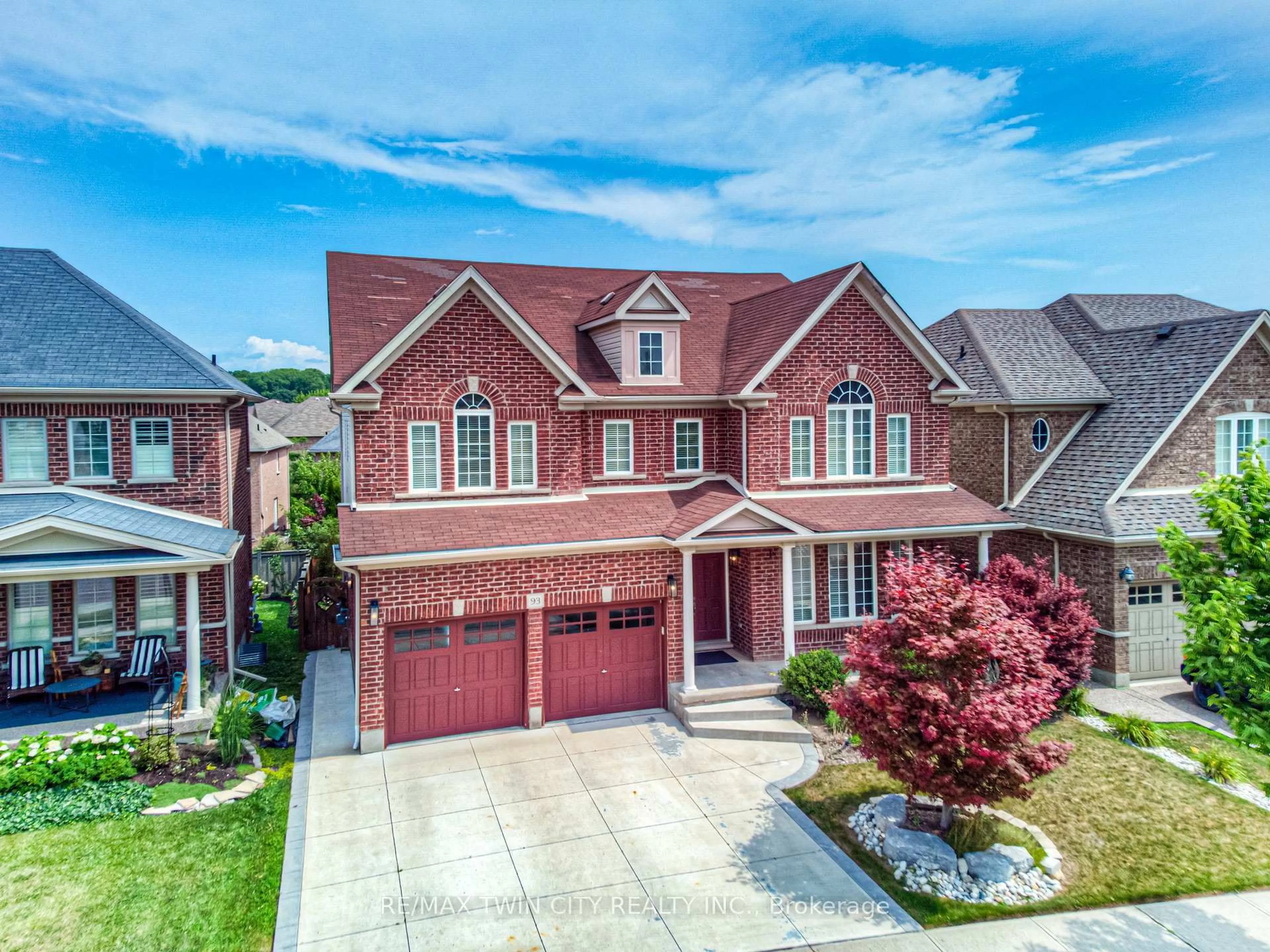 Home with brick exterior material, street for 93 Tremaine Dr, Kitchener Ontario N2A 4M3
