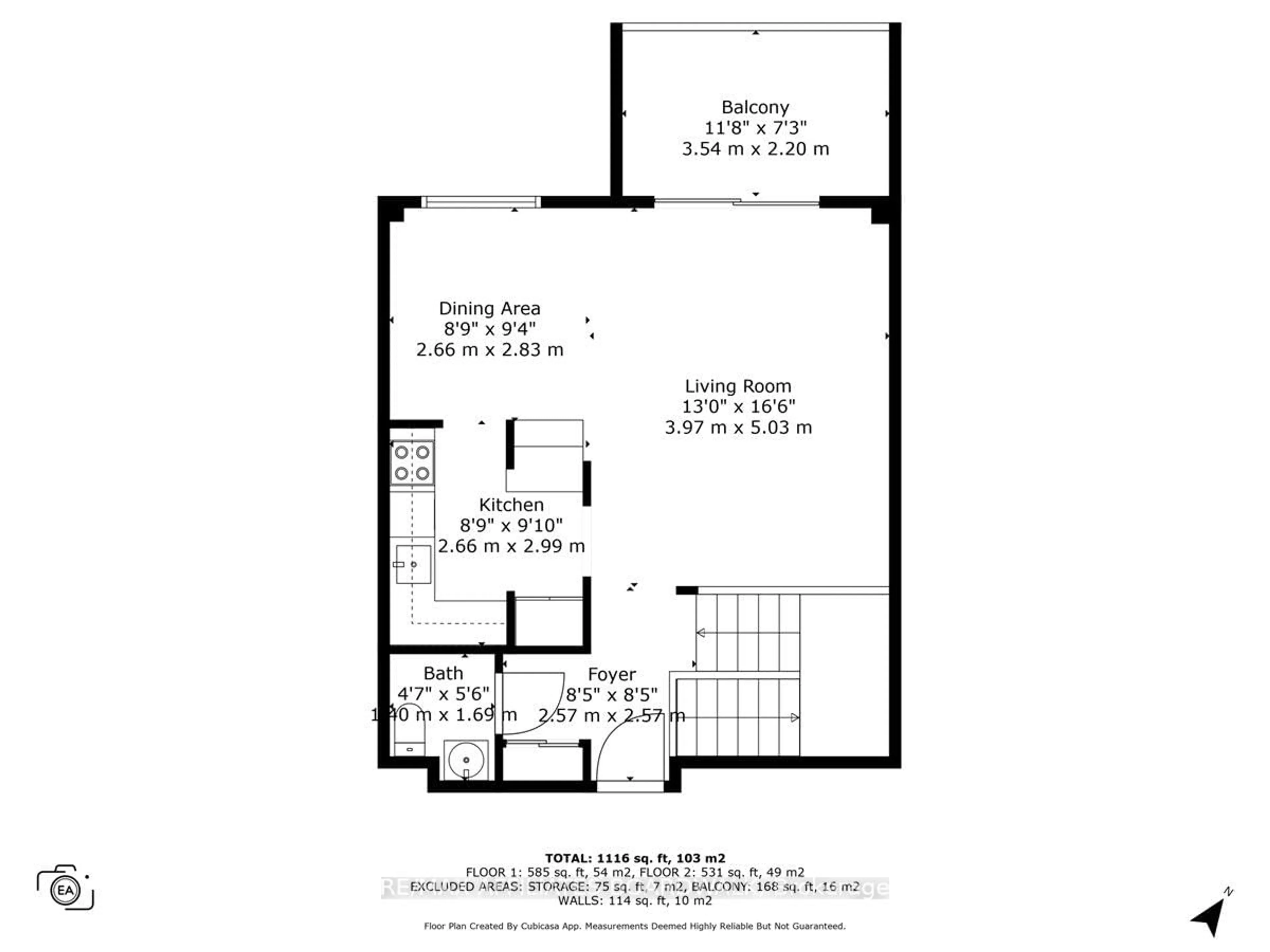 Floor plan for 2650 Southvale Cres #410, Ottawa Ontario K1B 4S9