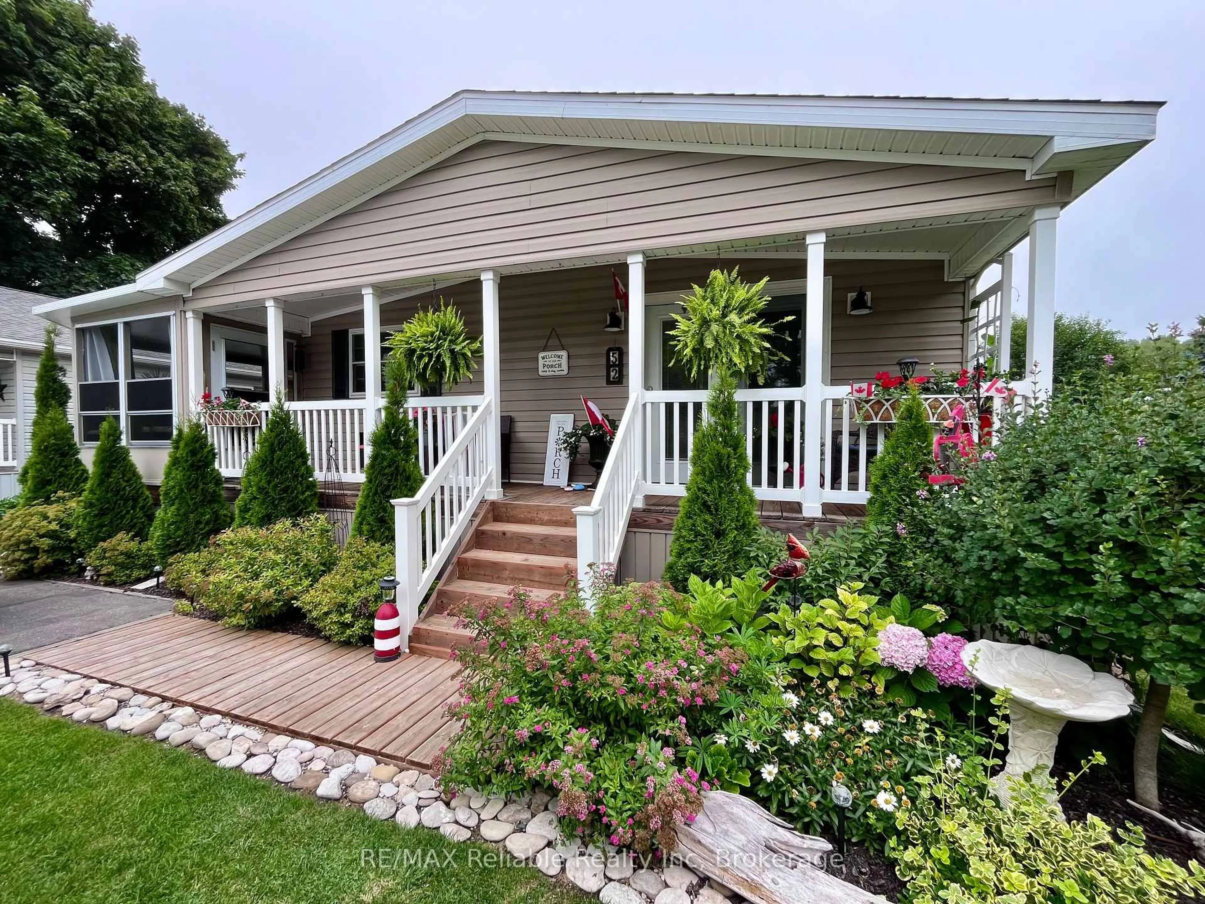 Home with vinyl exterior material, street for 52 Cherokee Lane, Ashfield-Colborne-Wawanosh Ontario N7A 3Y2