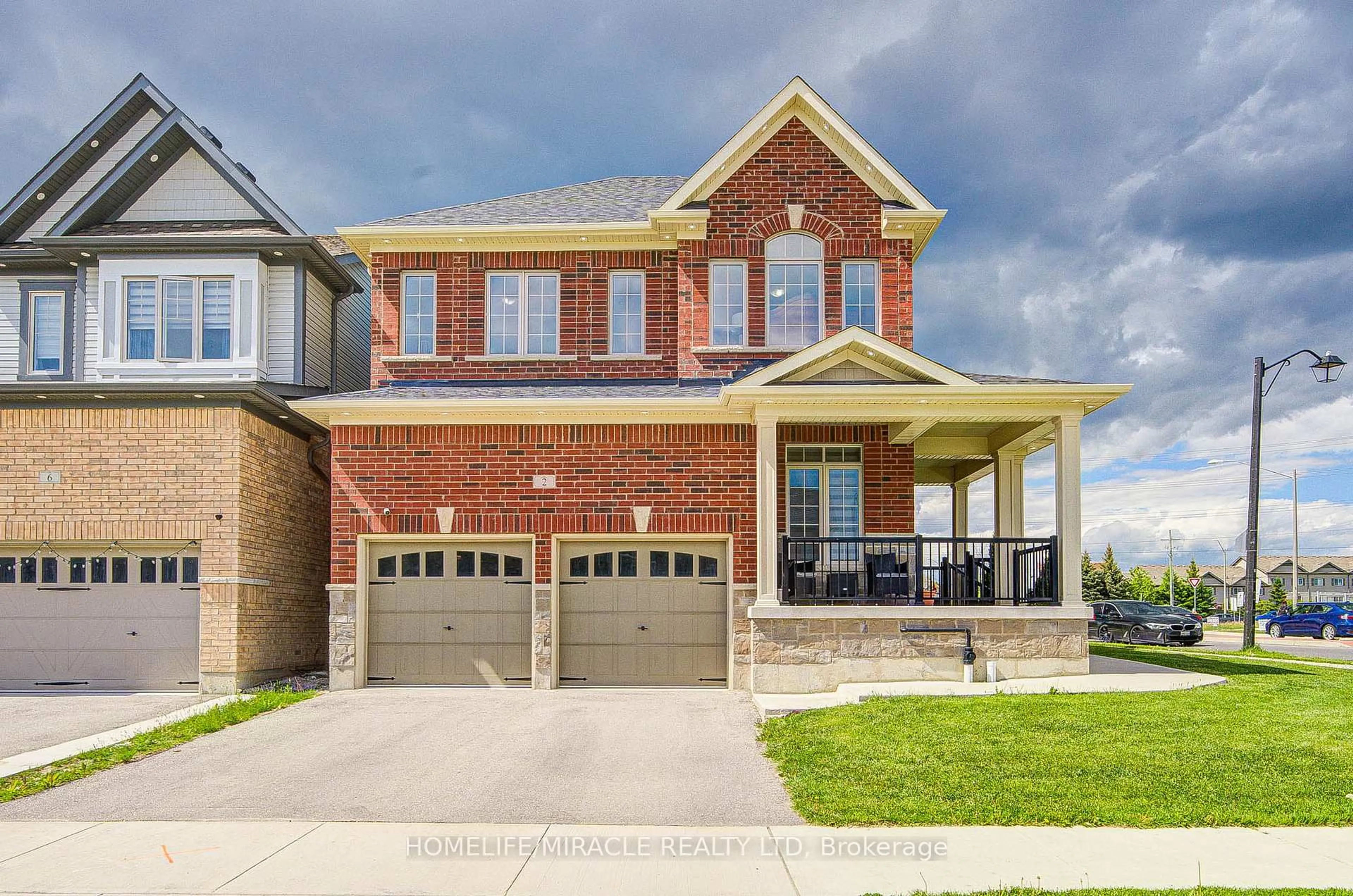 Home with brick exterior material, street for 2 William Dunlop St, Kitchener Ontario N2R 0N7
