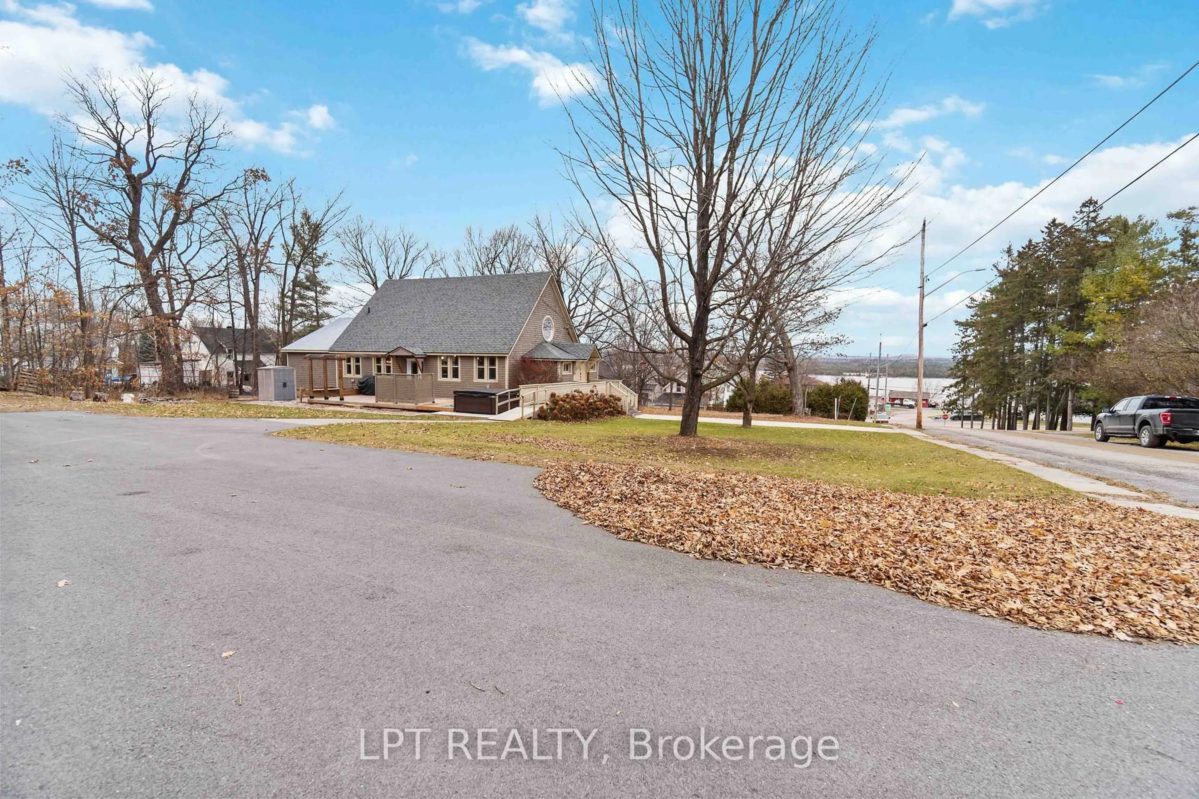 A pic from outside/outdoor area/front of a property/back of a property/a pic from drone, water/lake/river/ocean view for 26 Charbonneau St, Braeside Ontario K0A 1G0