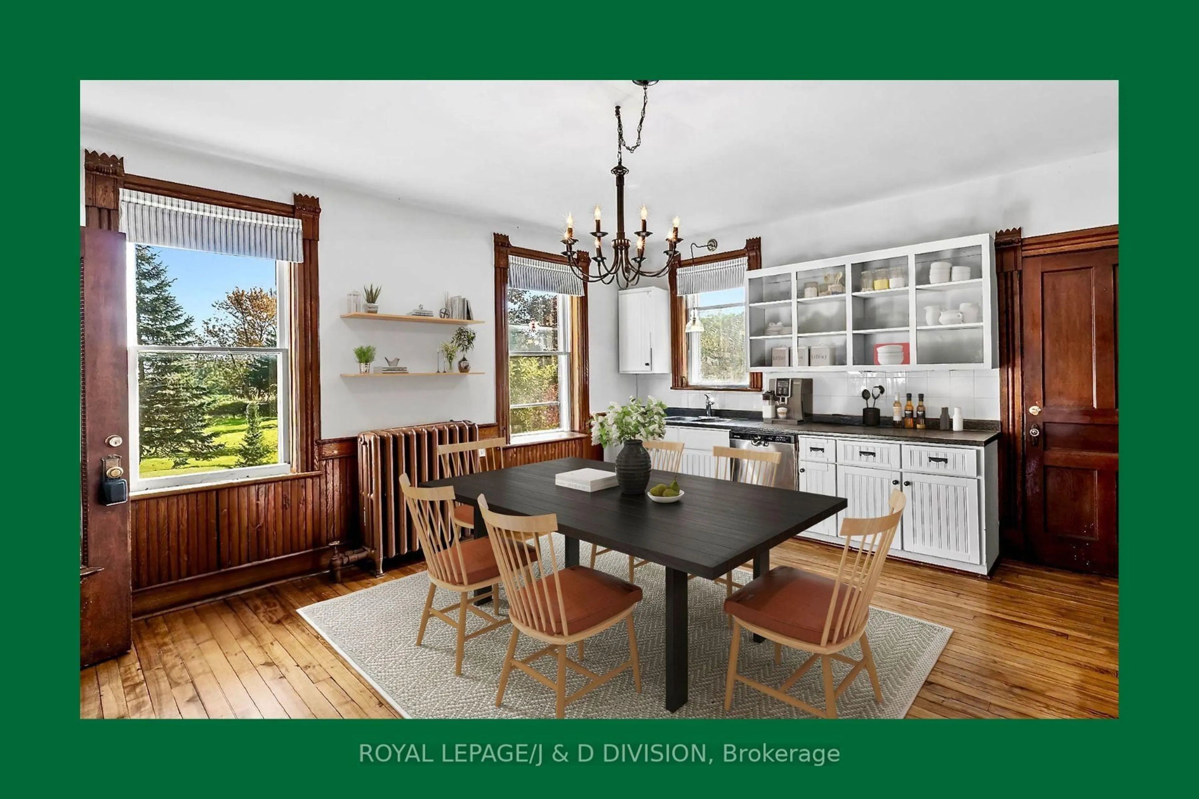 Dining room, wood/laminate floor for 2407 Brown Line #CAVAN, Cavan Monaghan Ontario K9J 6Z9