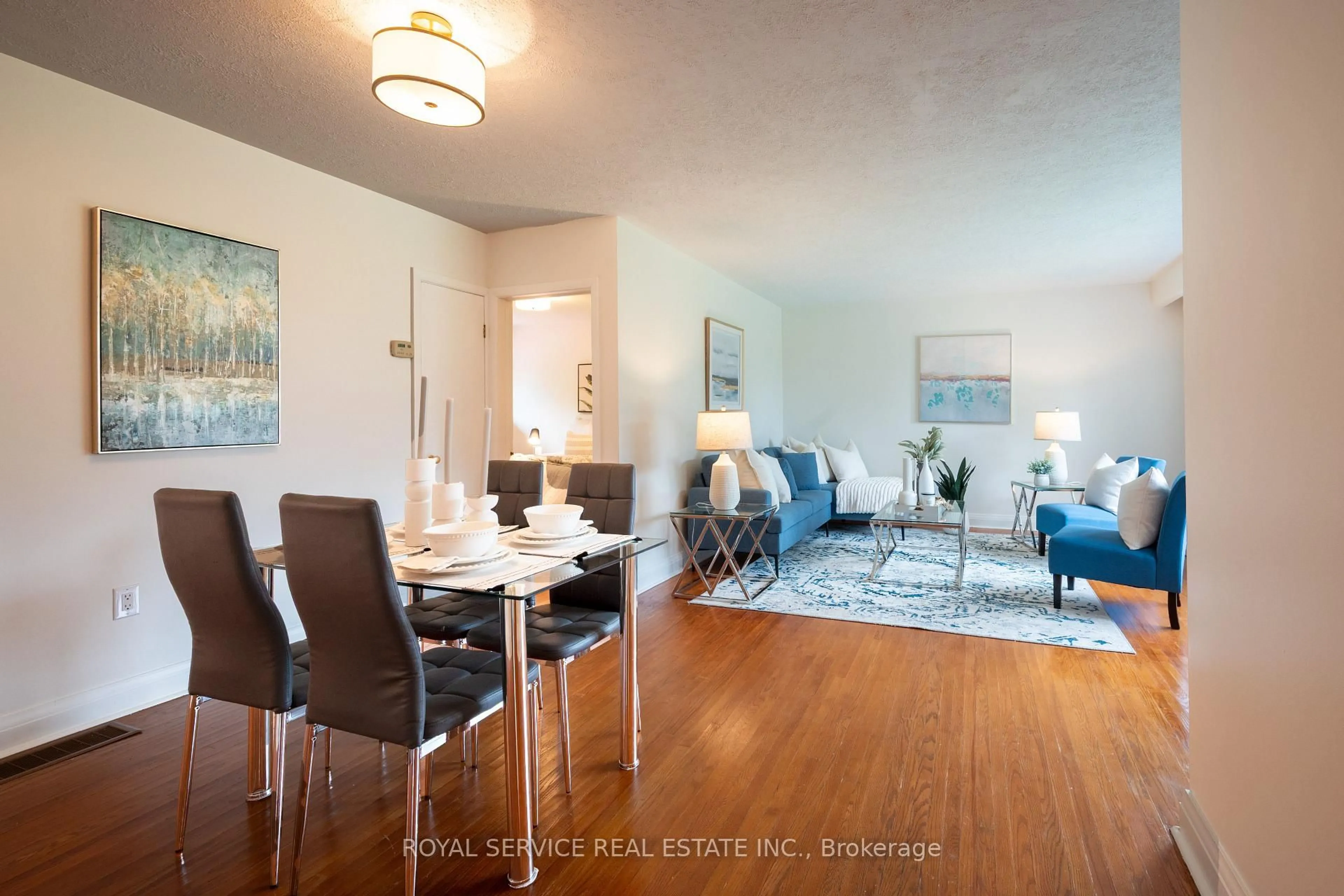 Dining room, wood/laminate floor for 24 Division St, Cramahe Ontario K0K 1S0