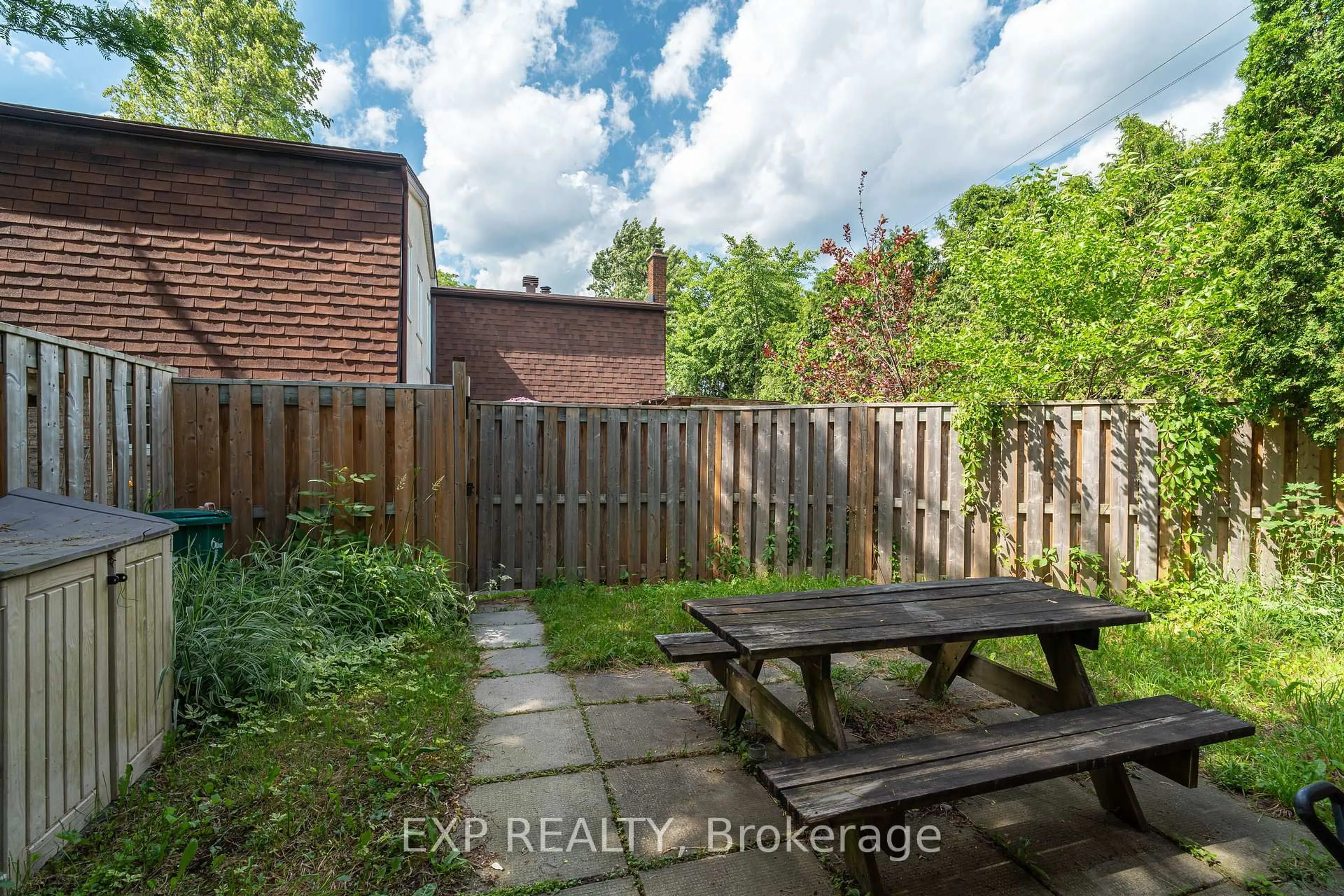 Patio, forest/trees view for 1029 Meadowlands Dr #65, Ottawa Ontario K2C 0K5