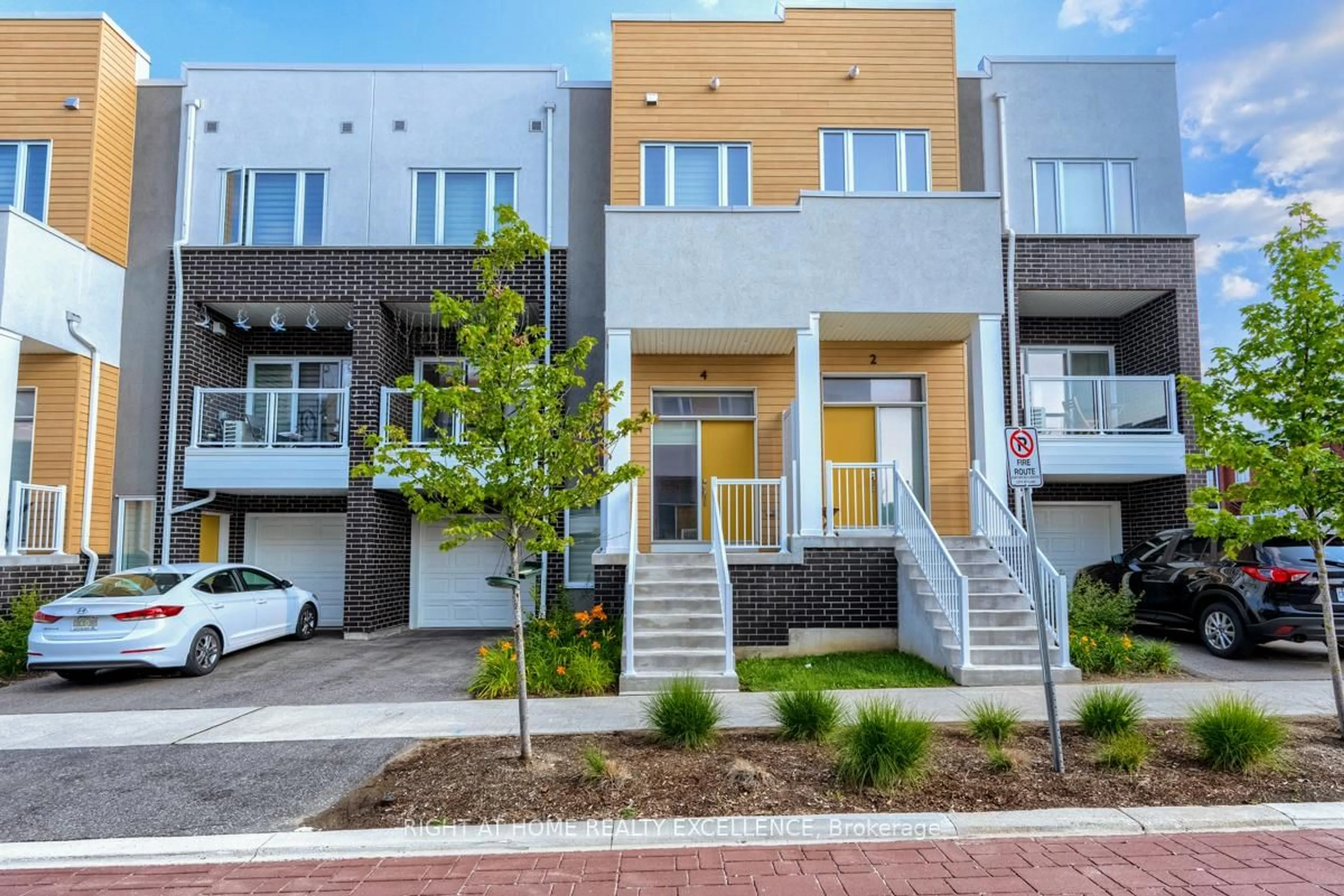 Home with brick exterior material, street for 4 VISIONARY Ave #4, Kitchener Ontario N2R 0R7