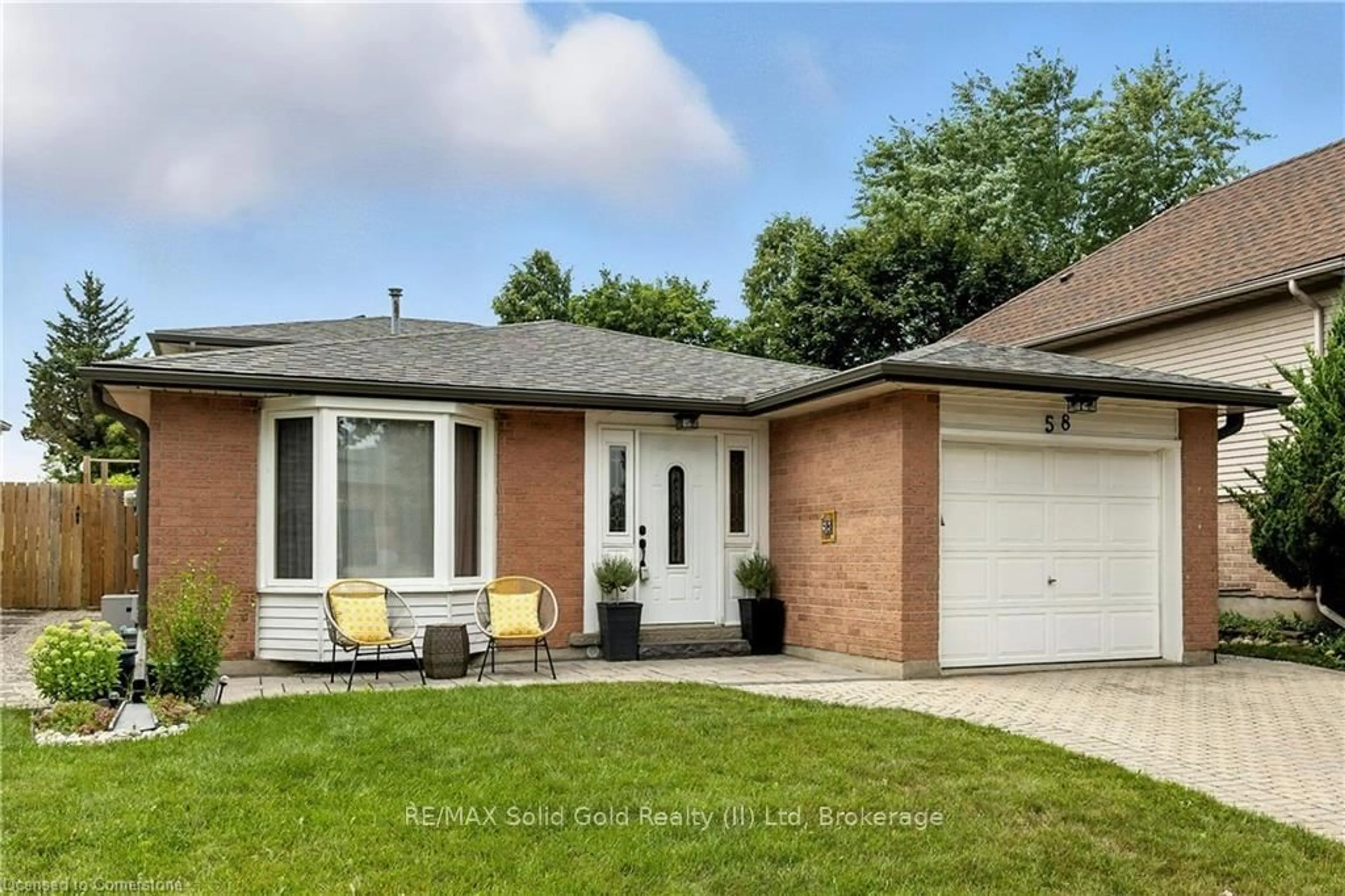Home with brick exterior material, street for 58 Golden Meadow Cres, Kitchener Ontario N2N 2L9