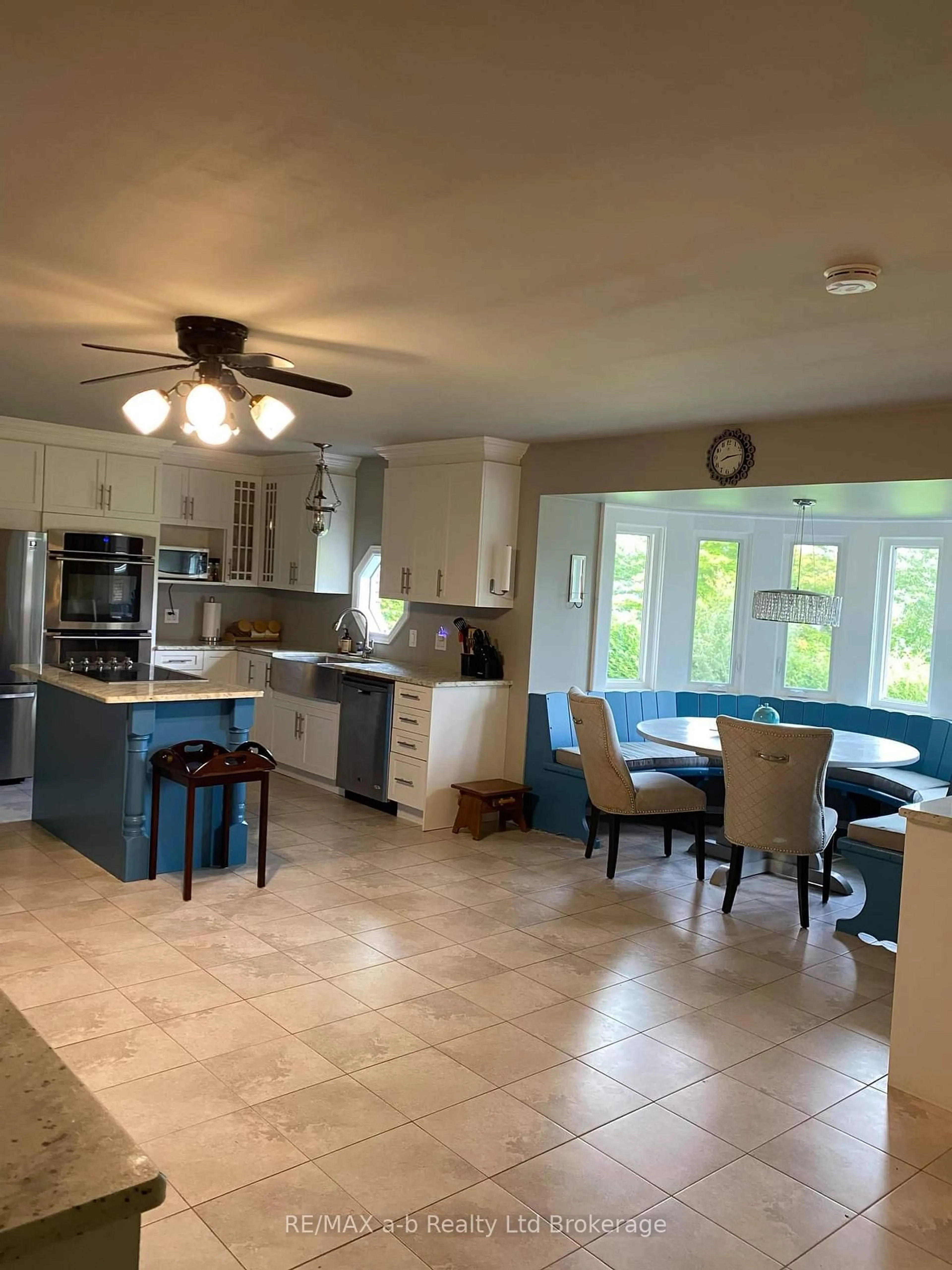 Open concept kitchen, ceramic/tile floor for 7274 HIGHWAY 534, Parry Sound Remote Area Ontario P0H 2R0