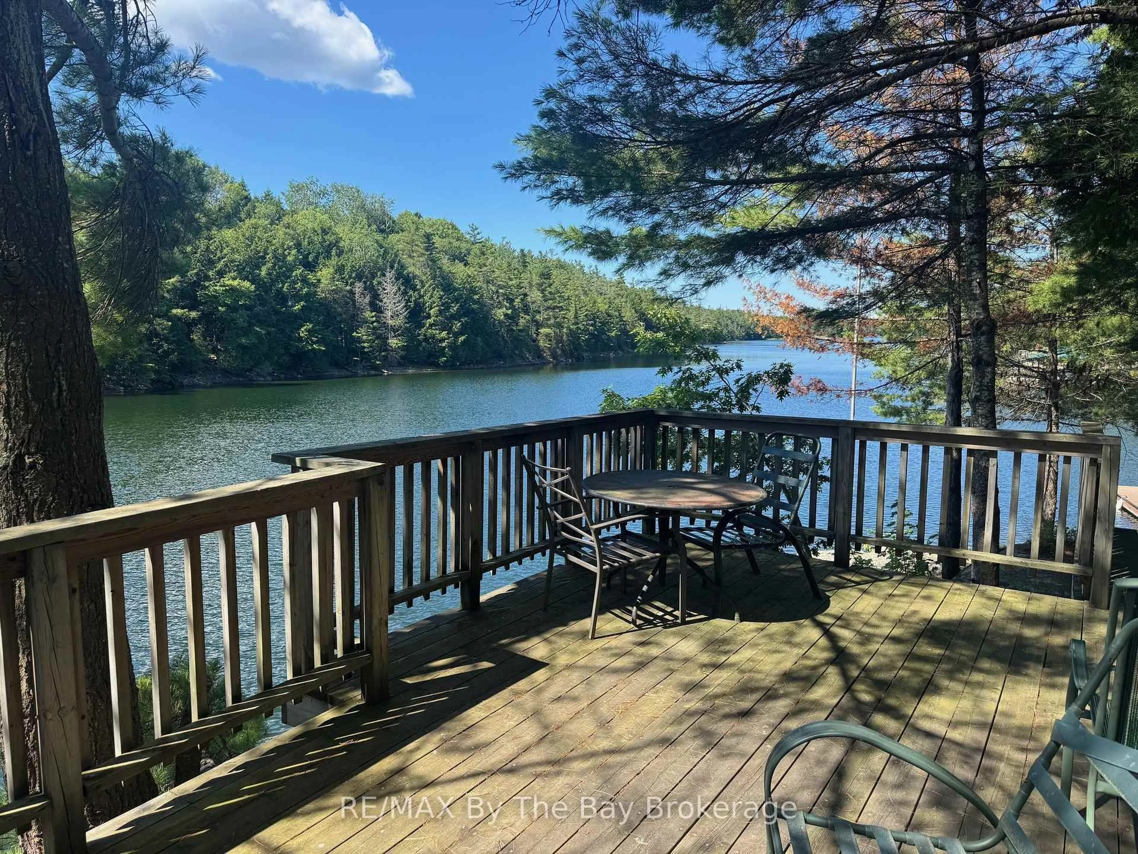 Patio, water/lake/river/ocean view for 1177 Harrison Tr, Georgian Bay Ontario P0C 1H0