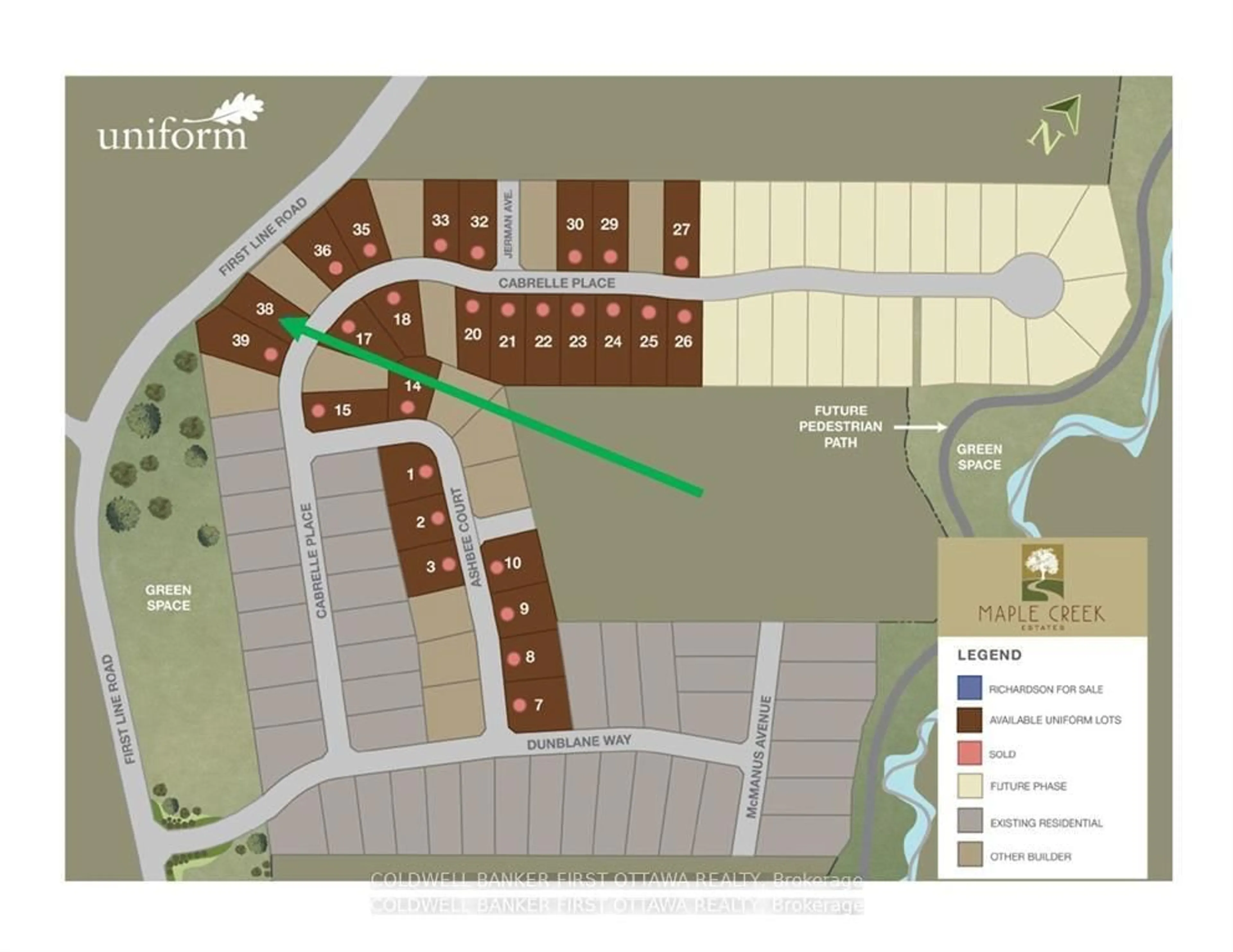 Floor plan for 244 Cabrelle Pl, Ottawa Ontario K4M 0A9