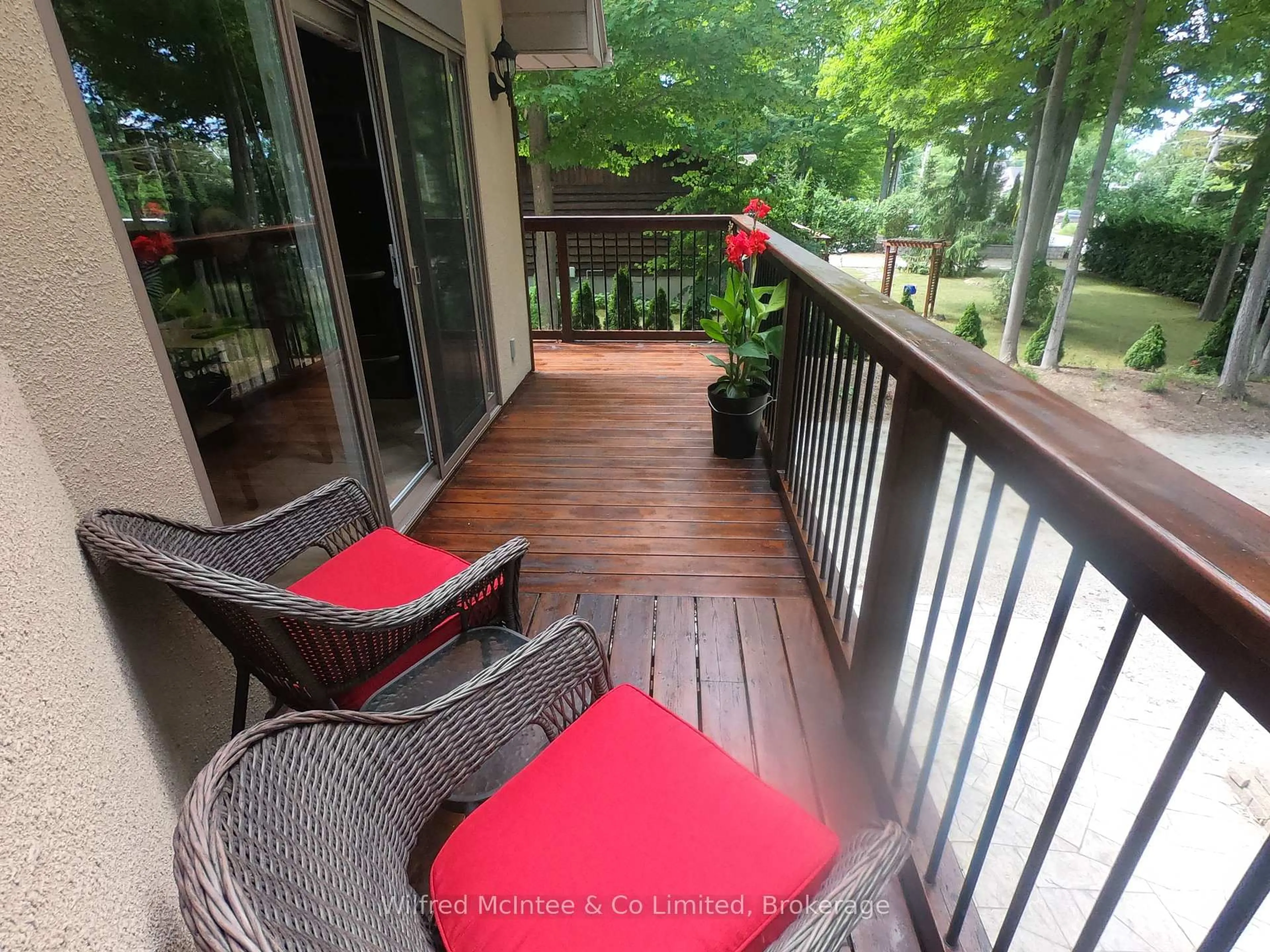 Patio, water/lake/river/ocean view for 9 Carson Lake Cres, South Bruce Peninsula Ontario N0H 2G0